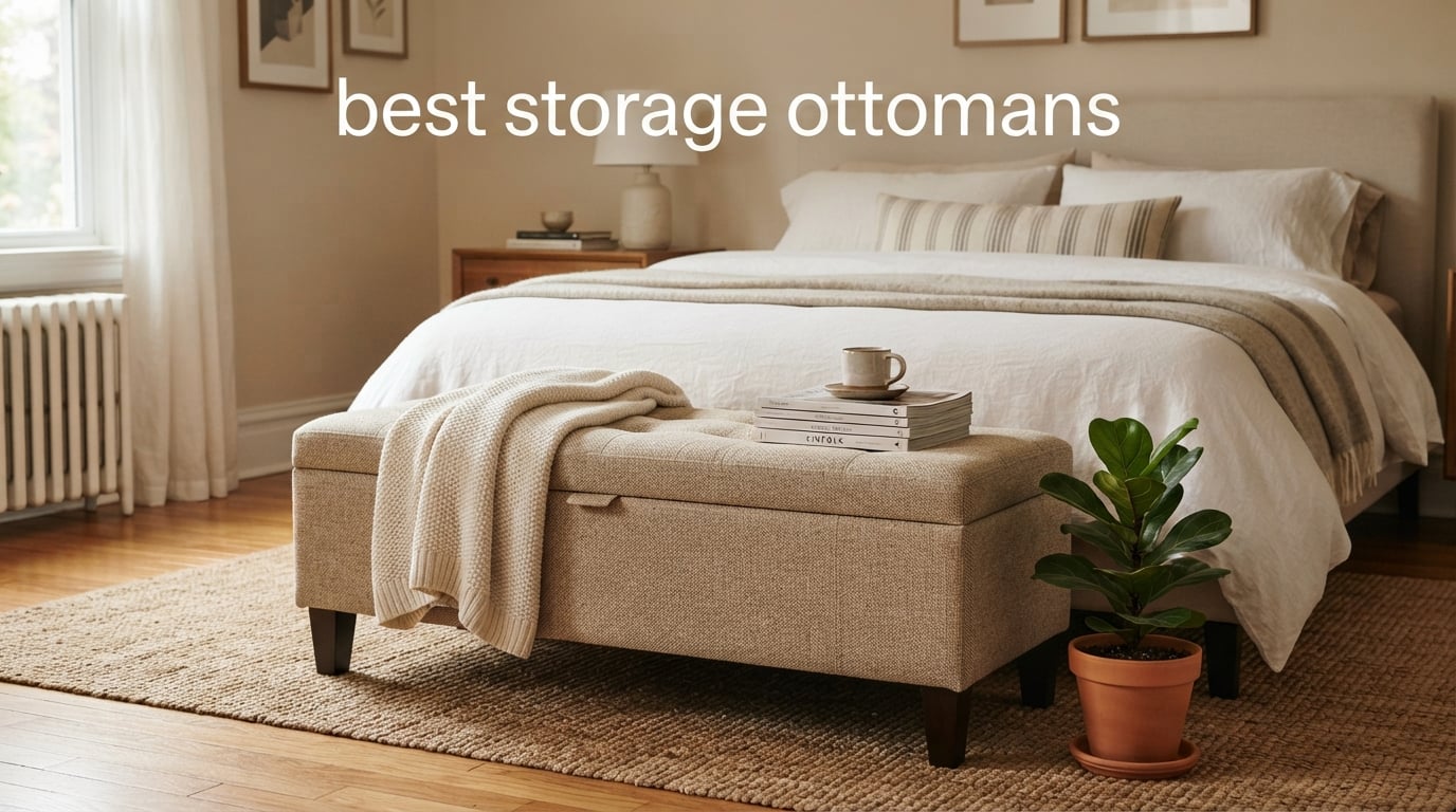 best storage ottomans