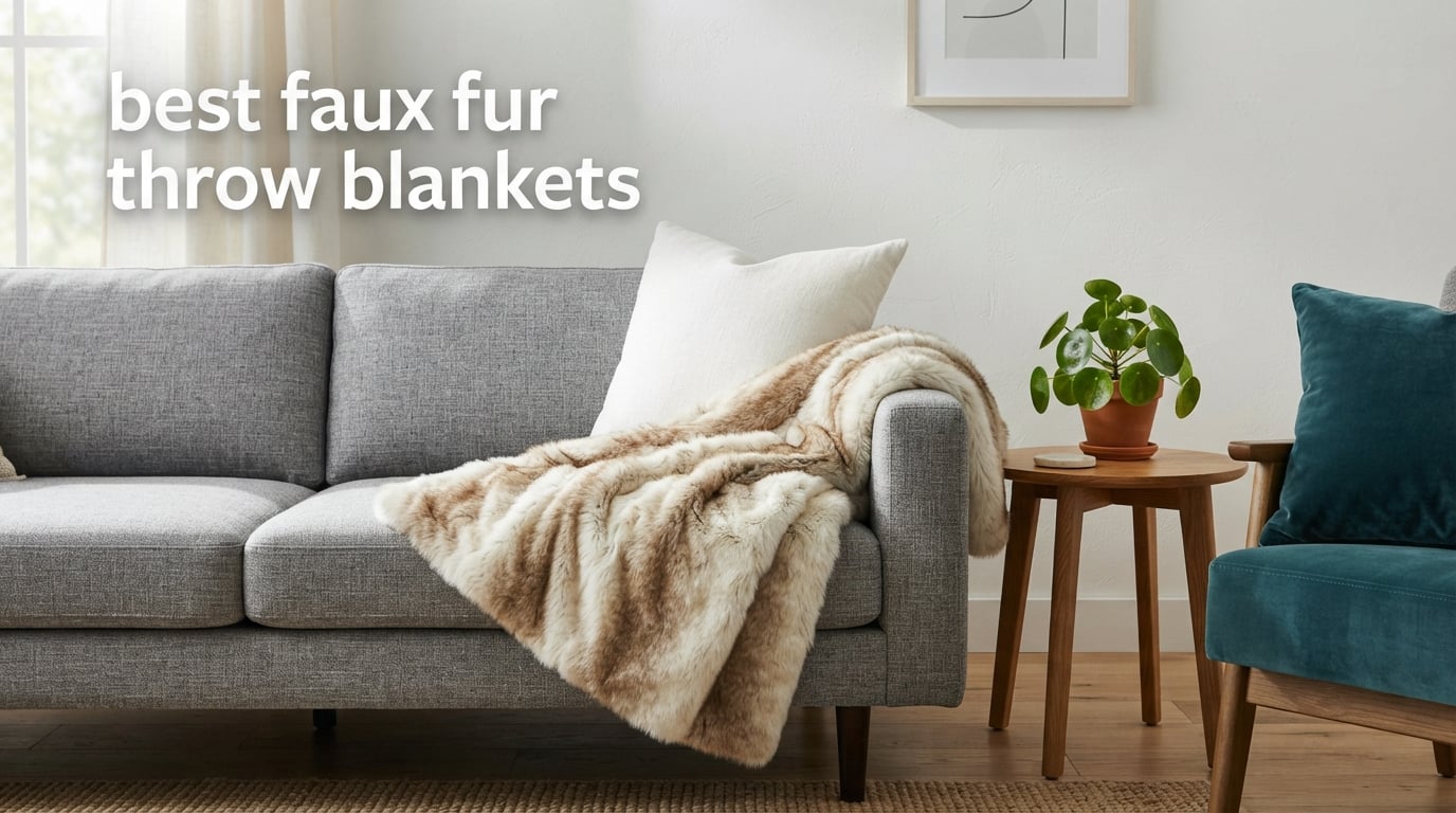 best faux fur throw blankets