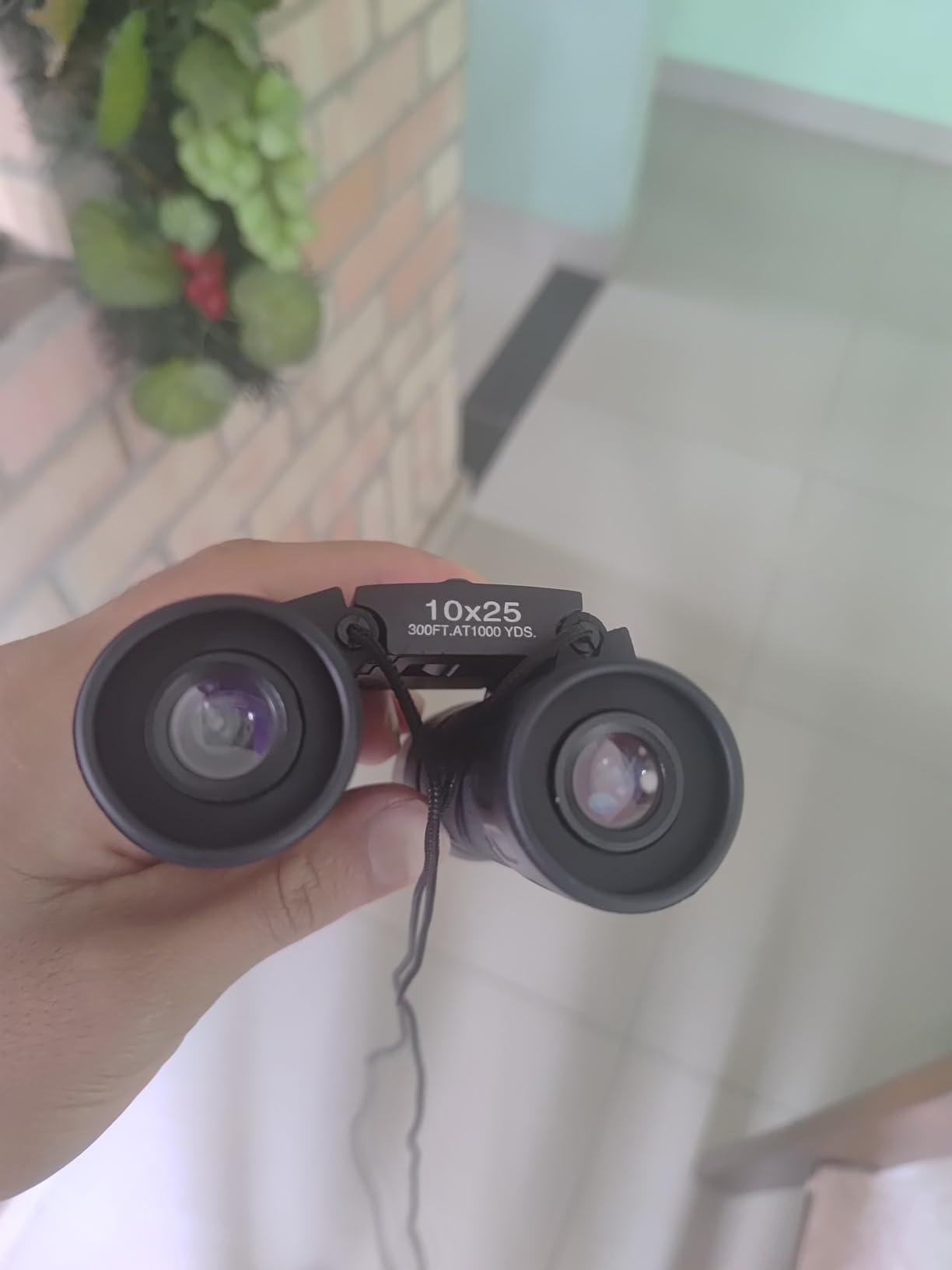 Bushnell 132516 Powerview 10x25 Compact Folding Roof Prism Binocular (Black) customer photo 2