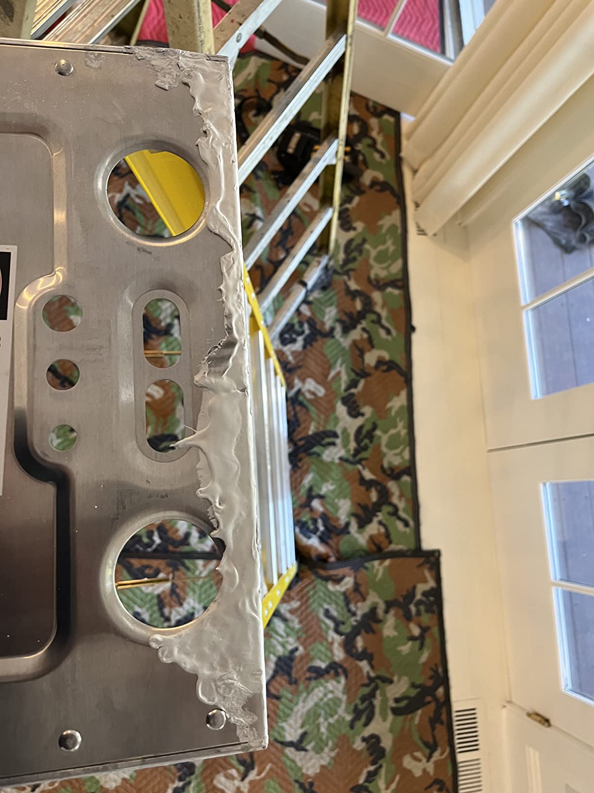 Werner 3 ft. Yellow Fiberglass Step Ladder with 375 lb. Load Capacity Type IAA Duty Rating 7303 customer photo 1