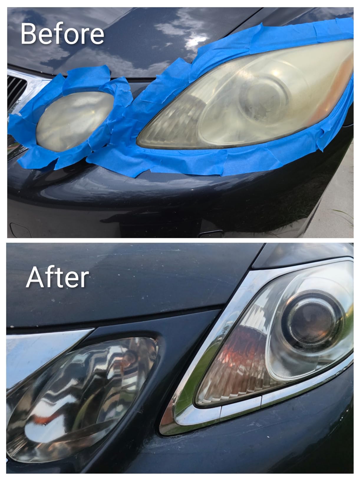 Meguiar's PlastX Clear Plastic Polish Headlight Restoration Polish, 10 Oz | Plastic Cleaner & Scratch Remover, Restores Clarity, Removes Yellowing, Oxidation & Cloudiness on Headlights, Gauges & More! customer photo 2