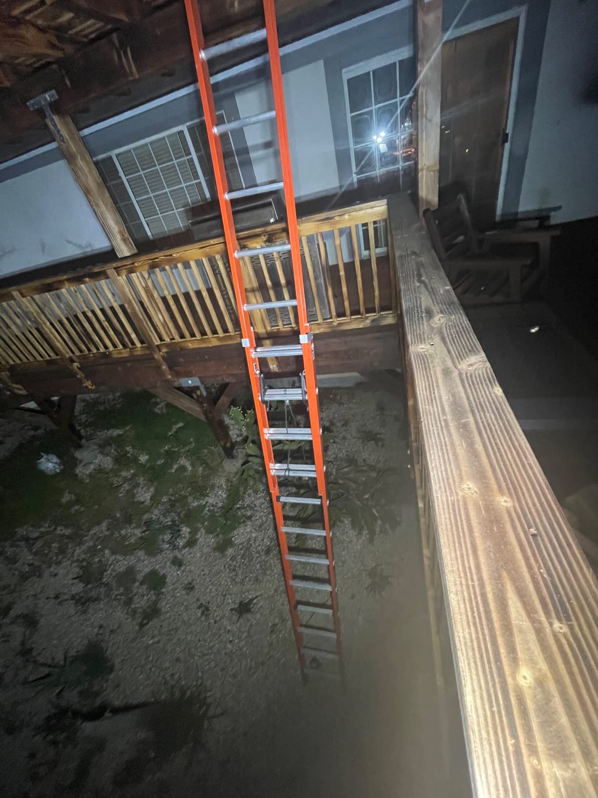 Louisville Ladder 16-foot Fiberglass Extension Ladder, 300-Pound Load Capacity, Type IA, FE3216 customer photo 2