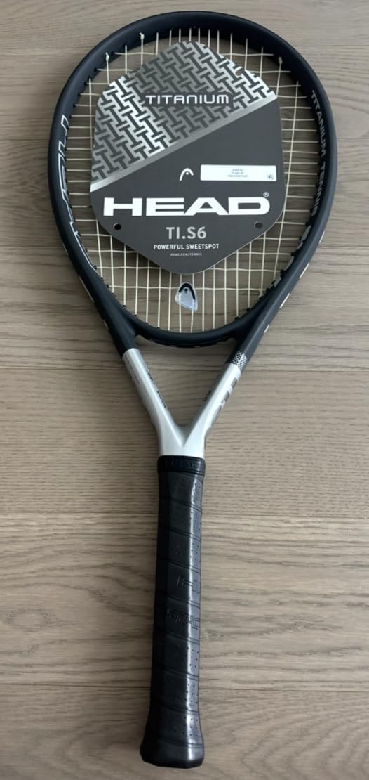 HEAD Ti S6 Tennis Racket | Pre-Strung with Synthetic Gut 16G String customer photo 1