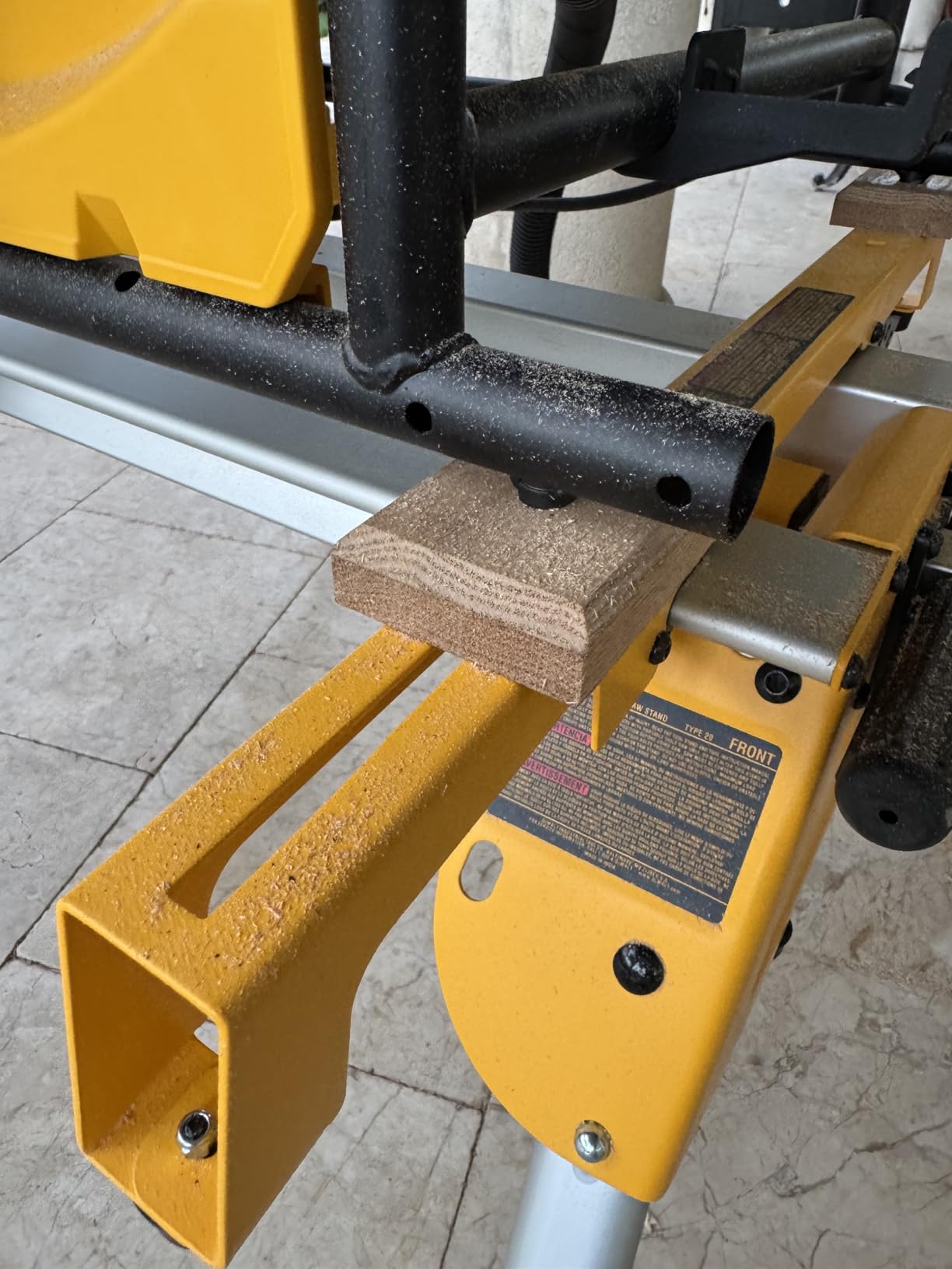 DEWALT Table Saw Stand, Rolling Stand, Collapsible and Portable, Lightweight and Compact (DW7440RS) customer photo 1