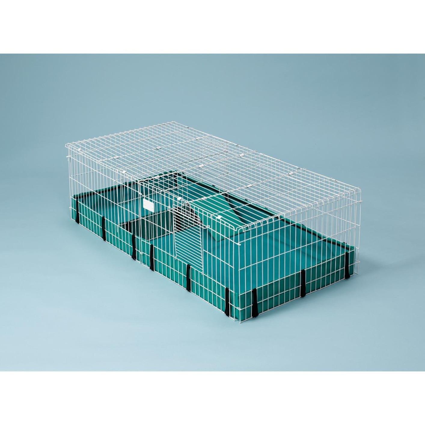 MidWest Homes for Pets Guinea Habitat Plus Cage, Includes Divider Panel and Hinged Top, Washable PVC Canvas Bottom, Expandable Small Animal Cage for Guinea Pigs, 171GHP customer photo 1
