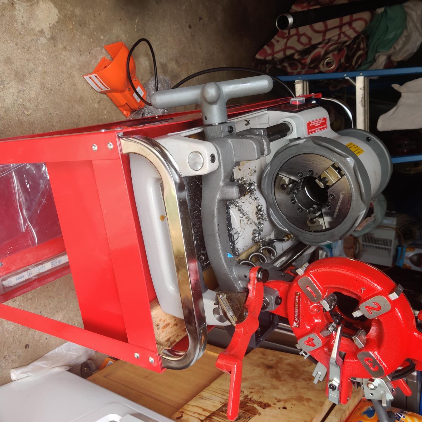 ROPOWER 50R | 1 Speed Motor, Threads 1/2-2 in pipe, Portable design, Electric powered, For Plumbing and Pipe installation customer photo 2
