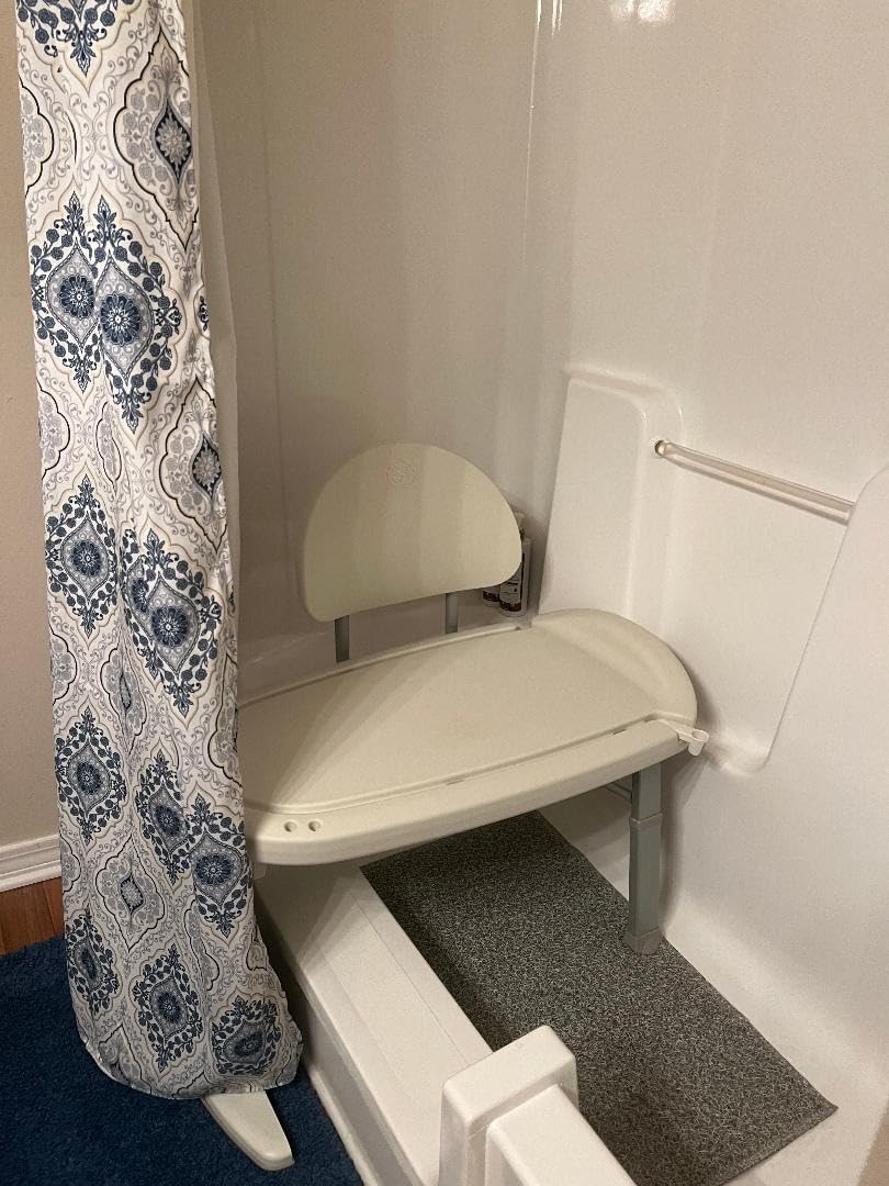 Moen Home Care Bath Safety Tub Transfer Bench, Shower Chair for Elderly and Disabled with Adjustable Height, Handicap Accessories for Daily Living, DN7105 customer photo 2