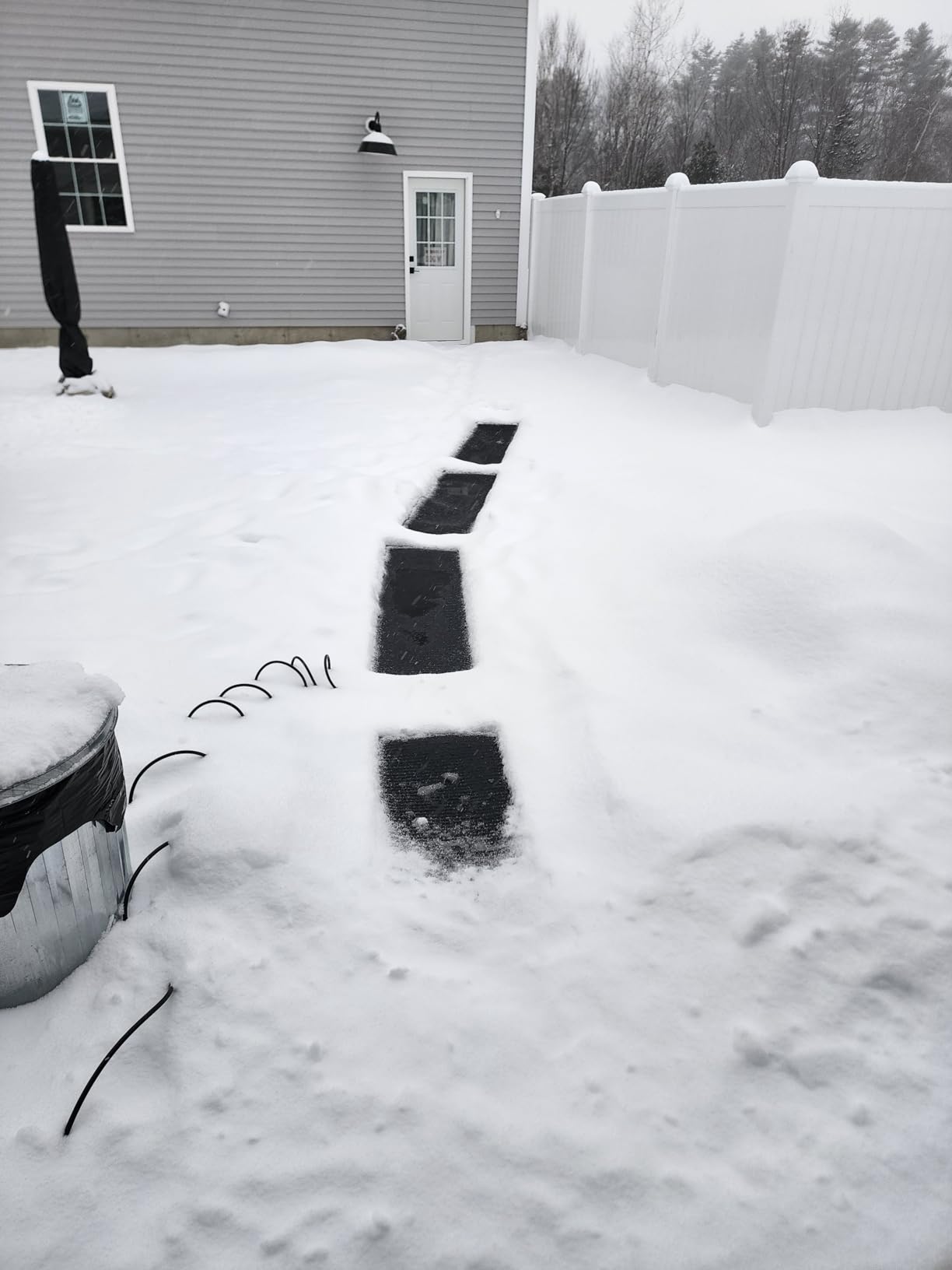 HeatTrak Heated Snow Melting Mats for Stairs - Heated Outdoor Mats - Electric Snow Melting Mats for Winter Snow Removal - Trusted Snow and Ice Melting Mats and No-Slip Stair Heating Mats (10
