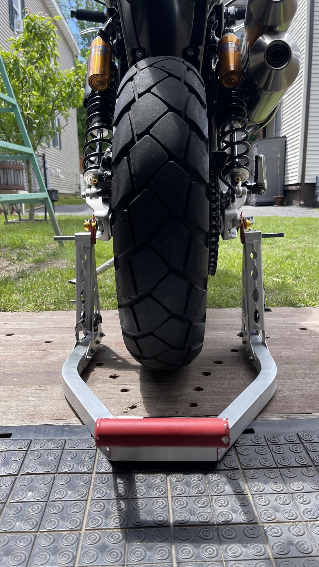 BikeMaster Universal Aluminum Stand - Rear - 151891 customer photo 2