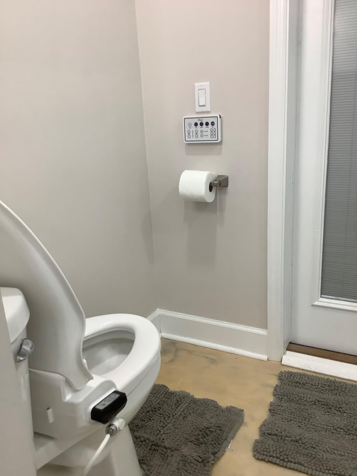 Bio Bidet Bliss BB1000 Electric Bidet Toilet Seat, Warm Water with Air Dryer, Heated Seat with Slow Close Lid, Remote Control, Elongated White customer photo 1