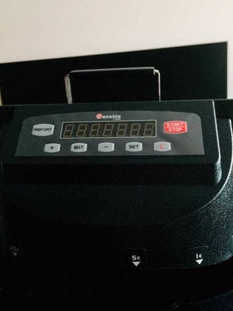 Cassida C200 Coin Sorter, Counter and Roller customer photo 2