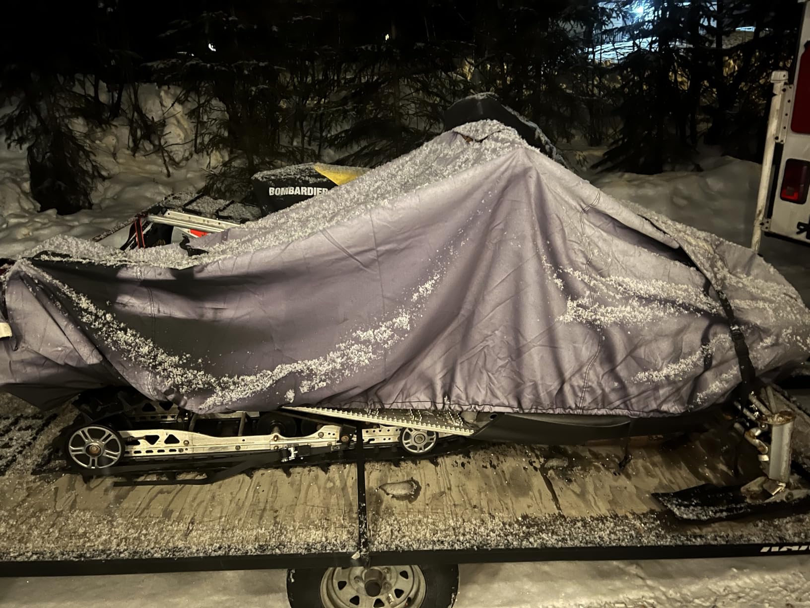 Budge Sportsman Trailerable Snowmobile Cover, Heavy-Duty Waterproof Polyester, Fits Snowmobiles up to 145