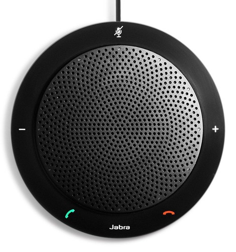 Jabra Speak 410 Corded Speakerphone for Softphones - Easy Setup, Portable USB Speaker for Holding Meetings Anywhere customer photo 2