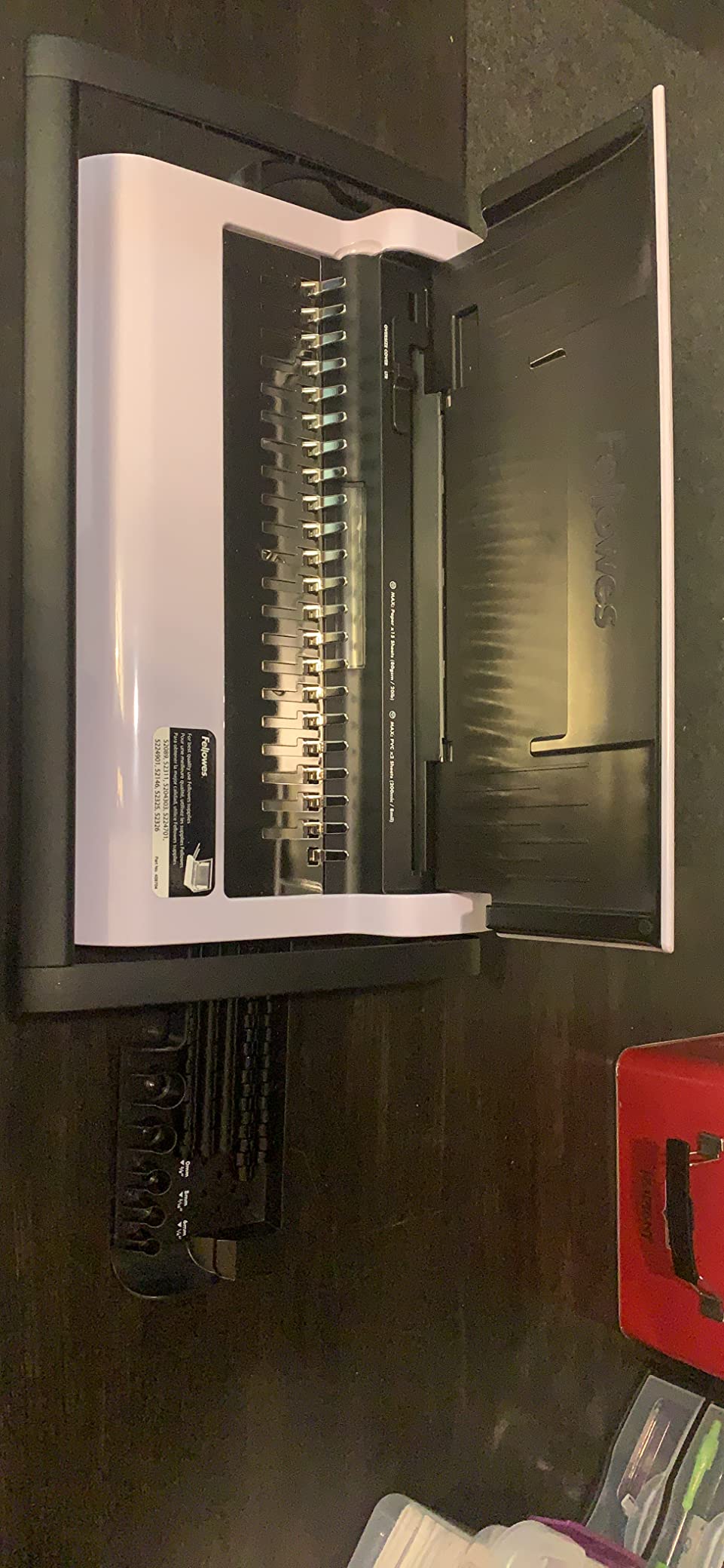 Fellowes Star+ Comb Binding Machine, 15-Sheet Punch Capacity, Perfect for School Supplies & Classrooms (5006501) customer photo 1