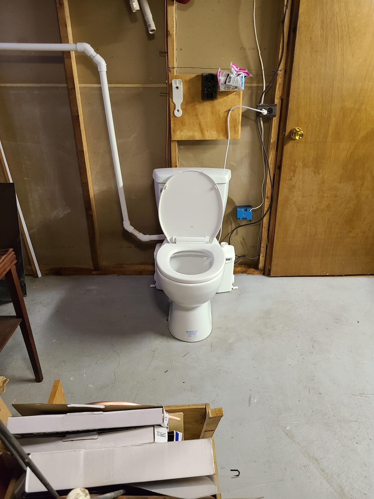 Saniflo SaniPLUS: Macerating Upflush Toilet Kit (with Standard Bowl) customer photo 2