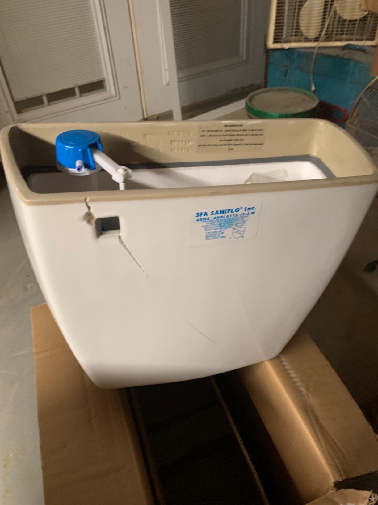 Saniflo Sanibest Pro: Macerating Upflush Toilet Kit (with Elongated Bowl) customer photo 2