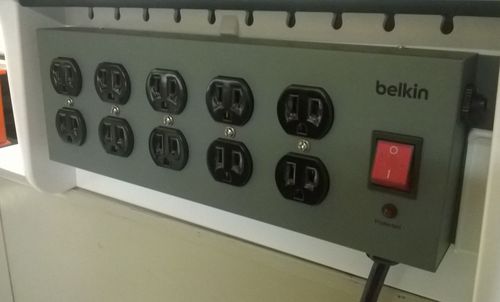 Belkin 10-Device Charging Station with Surge Protector | USB charging dock for tablets, laptops, and Chromebooks, cable management, classrooms, offices, tech labs customer photo 1
