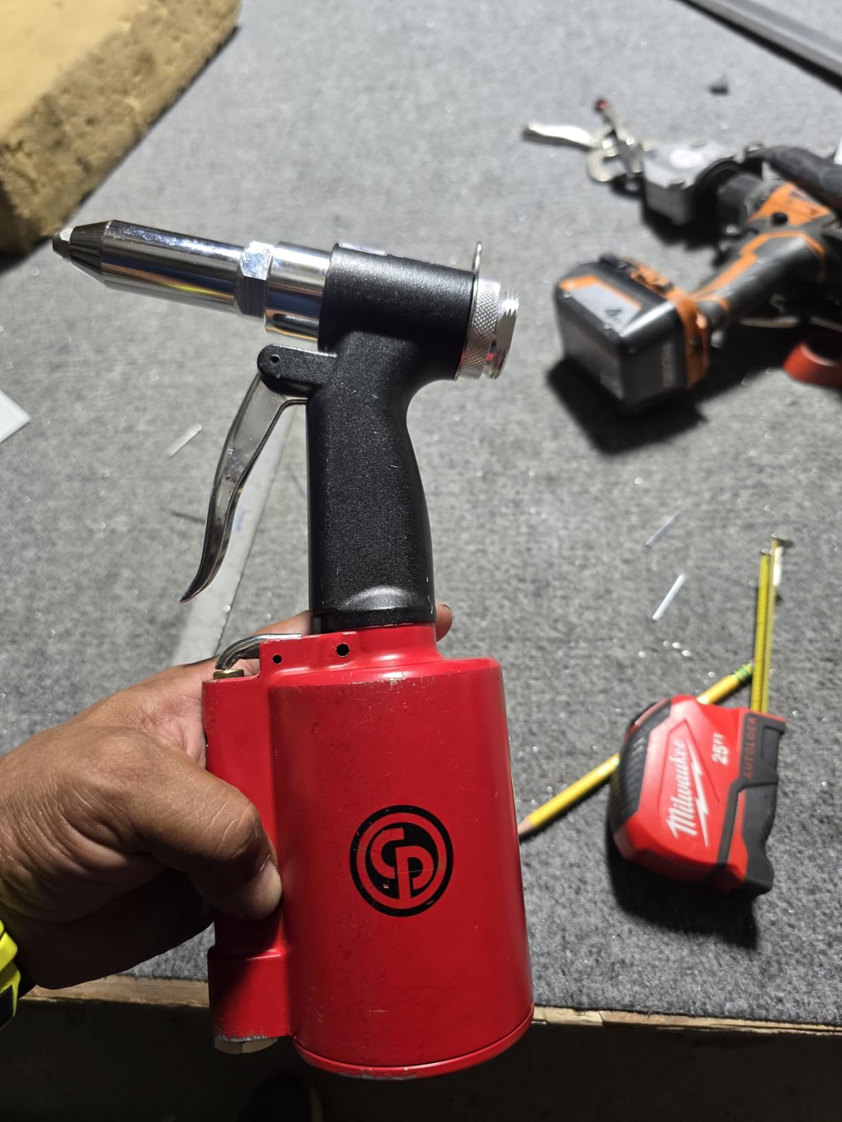 Chicago Pneumatic CP9882 - Air Riveter | 2200 lb / 1000 kg Pulling Force customer photo 1