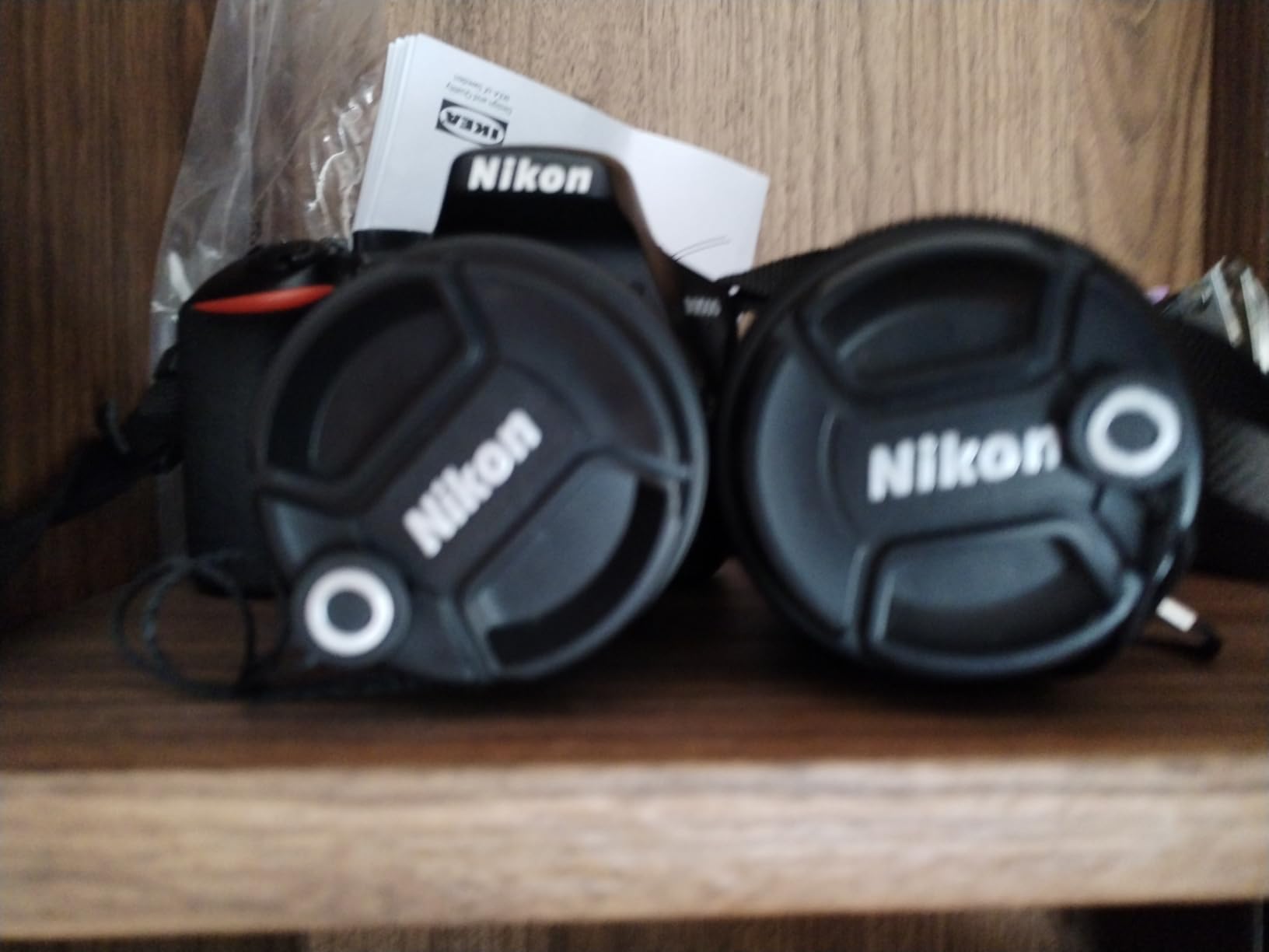 Foto&Tech Camera Lens Cap Leash with Elastic String, Compatible with Universal DSLR SLR Evil Mirrorless Cameras Video (x3) customer photo 2