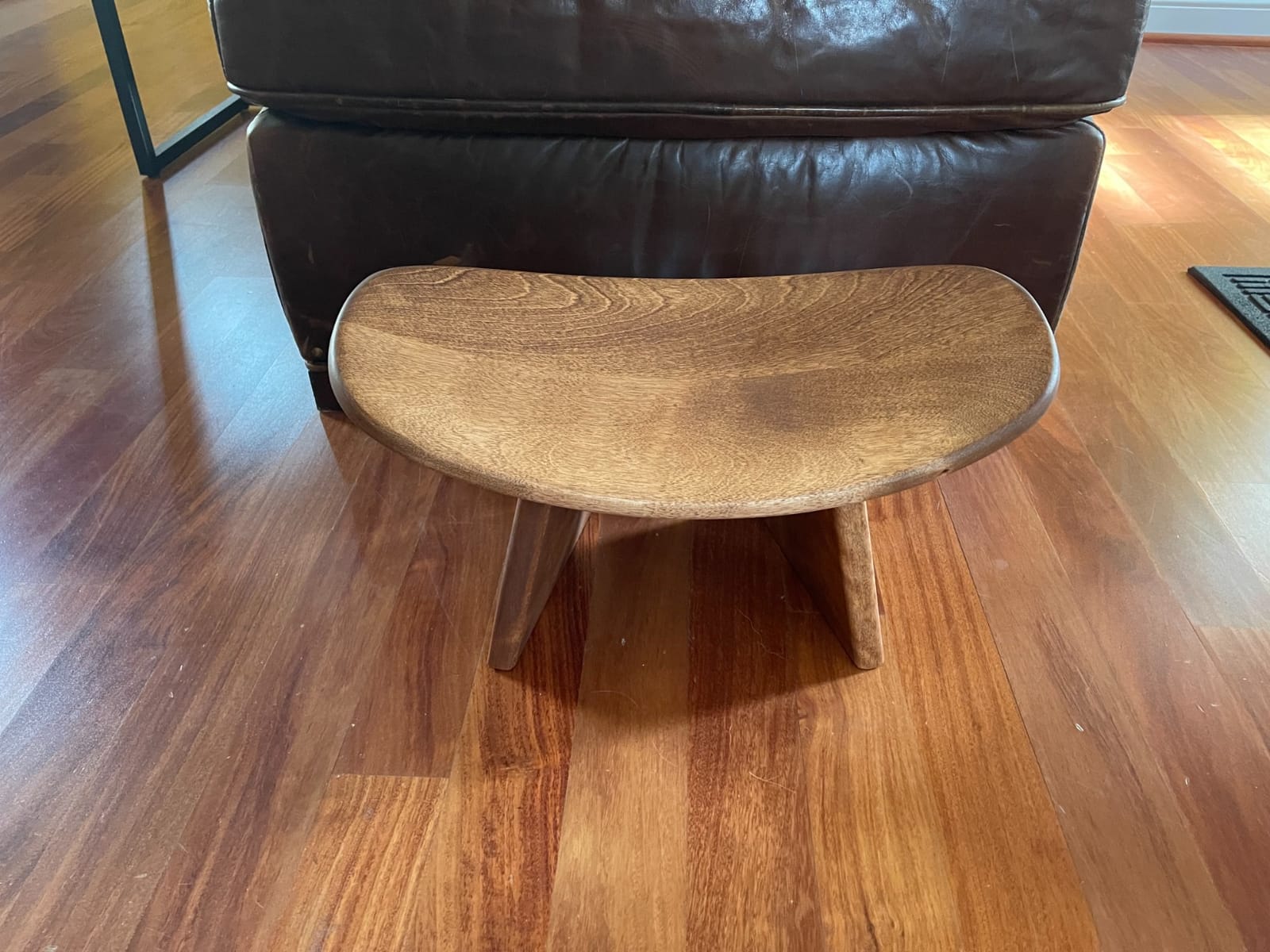 Meditation Bench IKUKO, Travel Yoga Stool, Walnut, Standard | BLUECONY Original Portable Version With Bag, Seiza Stool Locally Handmade, Wooden Kneeling Yoga Bench, Standard 7
