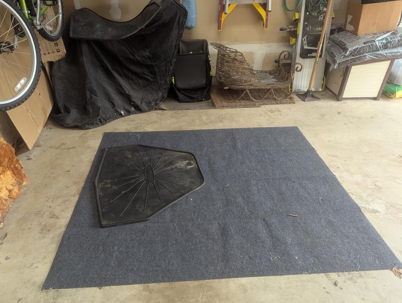 Drymate Garage Floor Mat, (17' x 7'4
