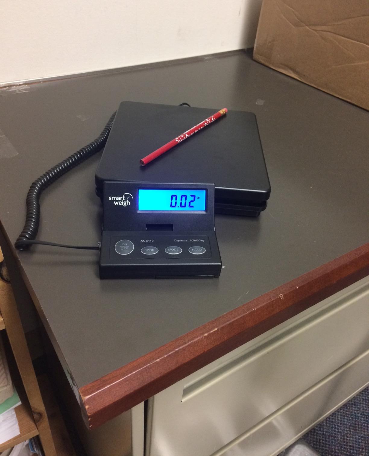 Smart Weigh Digital Postal Shipping Scale, 110lb/50kg to 0.1oz/2g Precision, Hold Function, Separate Wall-Mount Screen, AC Adapter & Batteries Included customer photo 2