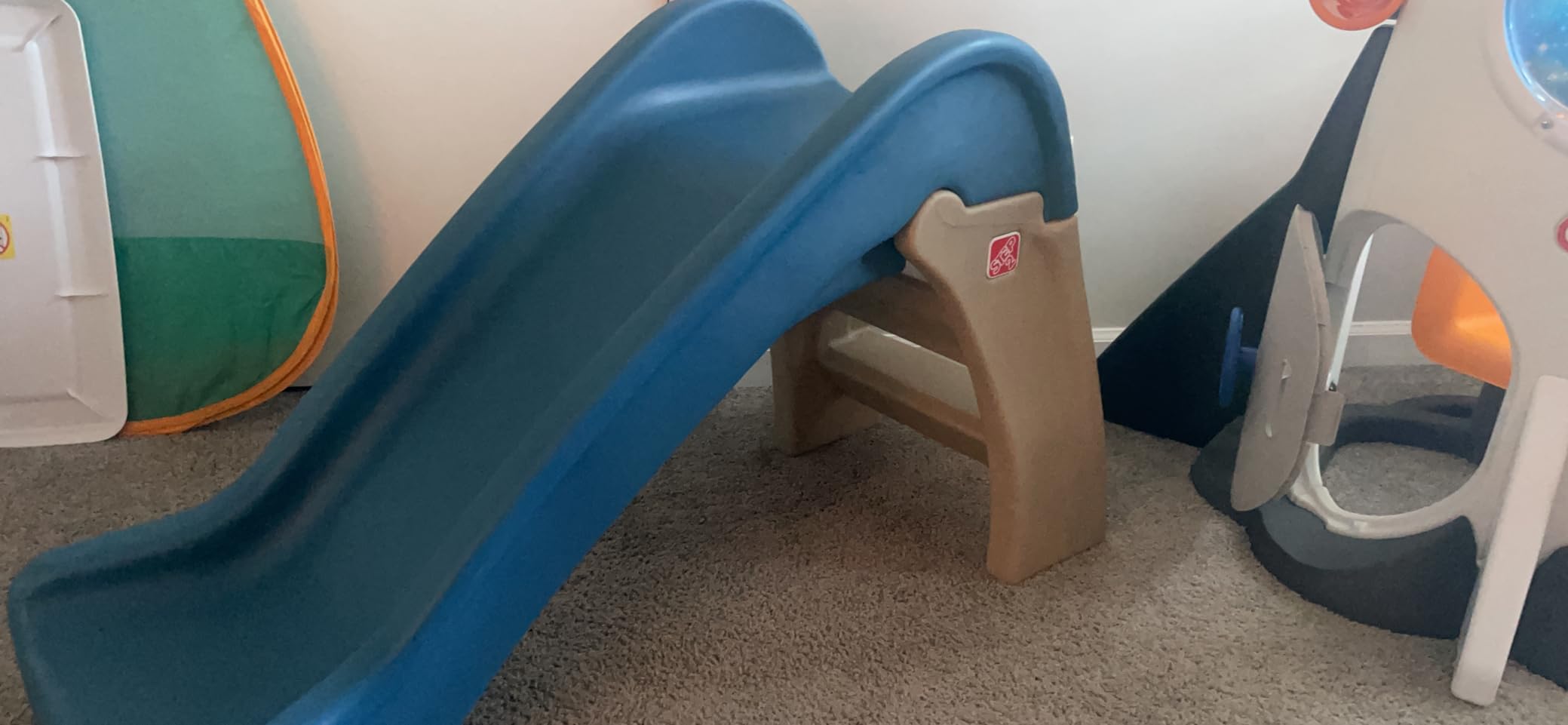 Step2 Play & Fold Junior Slide, Kids Indoor/Outdoor Play Slide, Backyard Playground Set, Easy Grip, Wide Ladder, Outside Jungle Gym, For Toddlers 1.5-4 Years Old customer photo 1