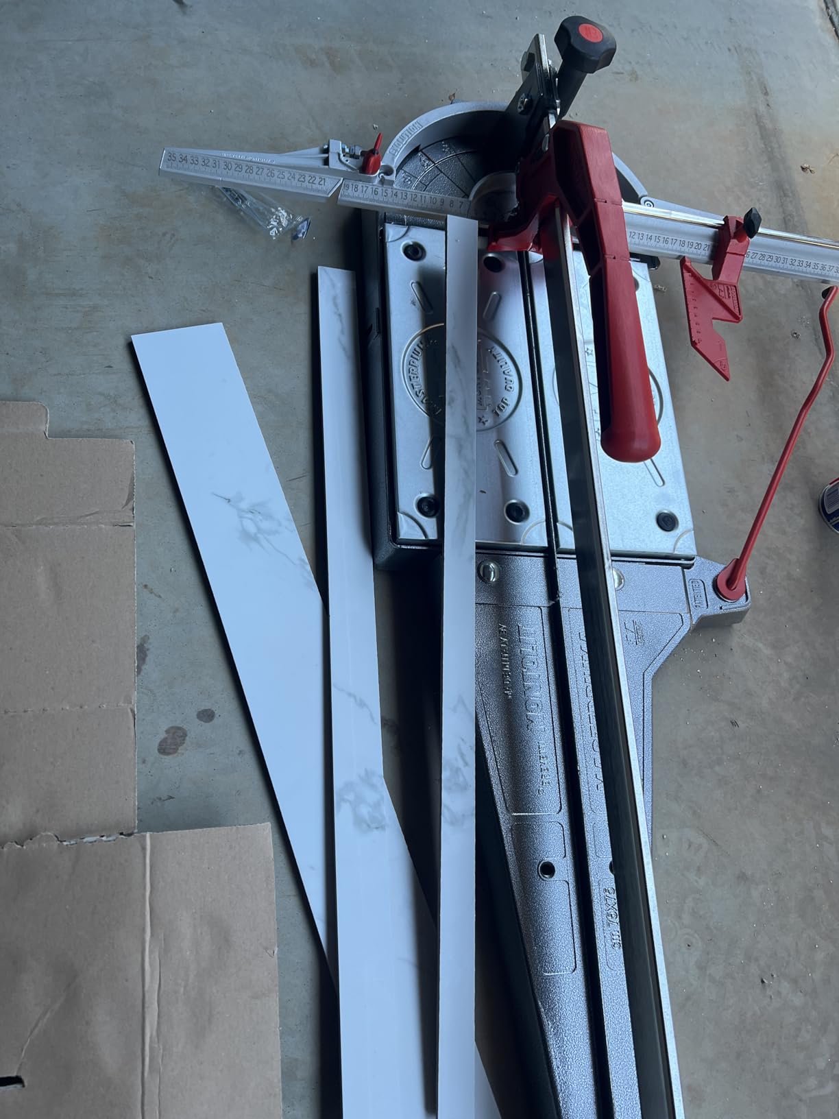 Montolit Masterpiuma 52P3 Ergonomic Manual Tile Cutter 20 In (52 cm) - Cutting Tool for Tough & Delicate Cutting of Glass and Ceramic Tiles customer photo 2