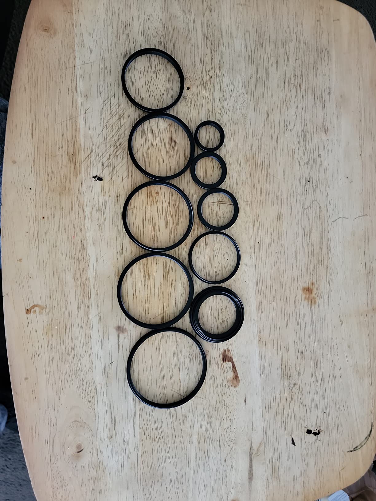 11 Pieces Metal Step Down Filter Adapter Rings Set | for Large Size Lens Add Small Size Filter 67-62mm 72-67mm 77-72mm 82-77mm for Camera Lens-FP709 customer photo 1