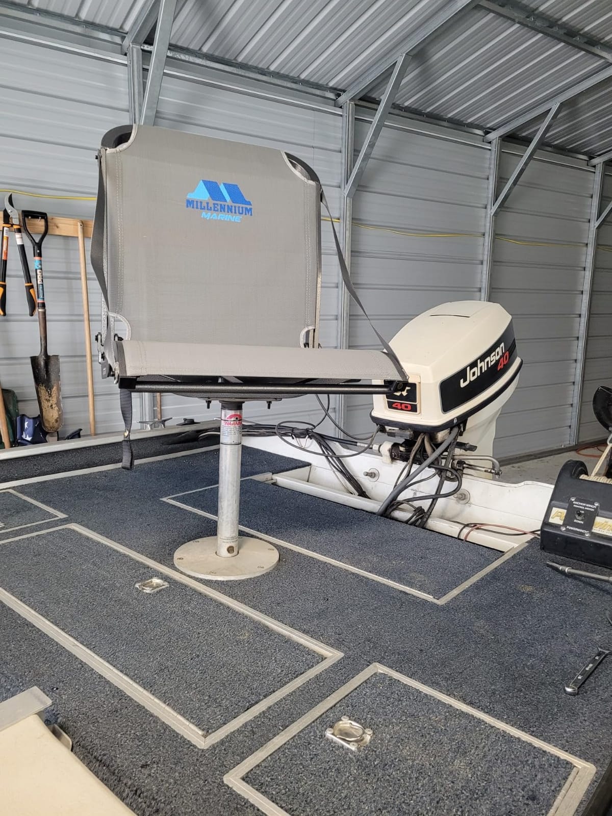 Millennium Marine B100 Boat Seat, Gray customer photo 2