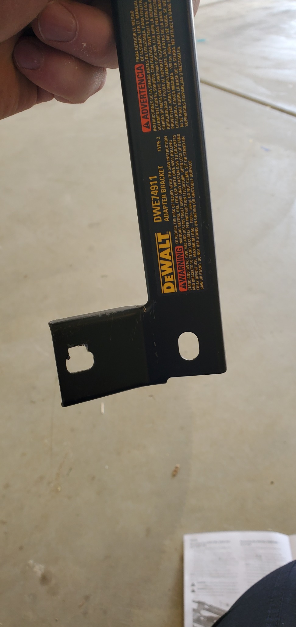 DEWALT DWE74911 Rolling Table Saw Stand customer photo 2