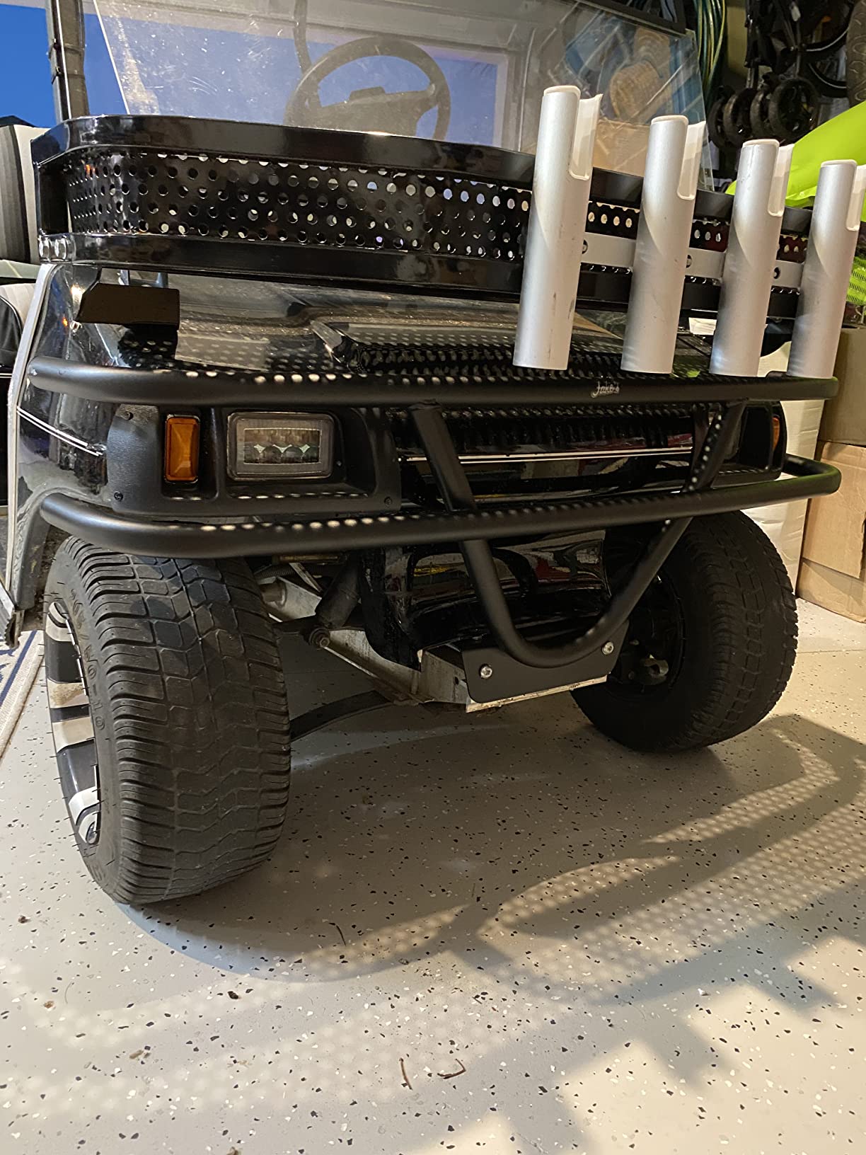 Jake's Brush Guard for 1981-Up Club Car DS Gas and Electric Golf Carts customer photo 1