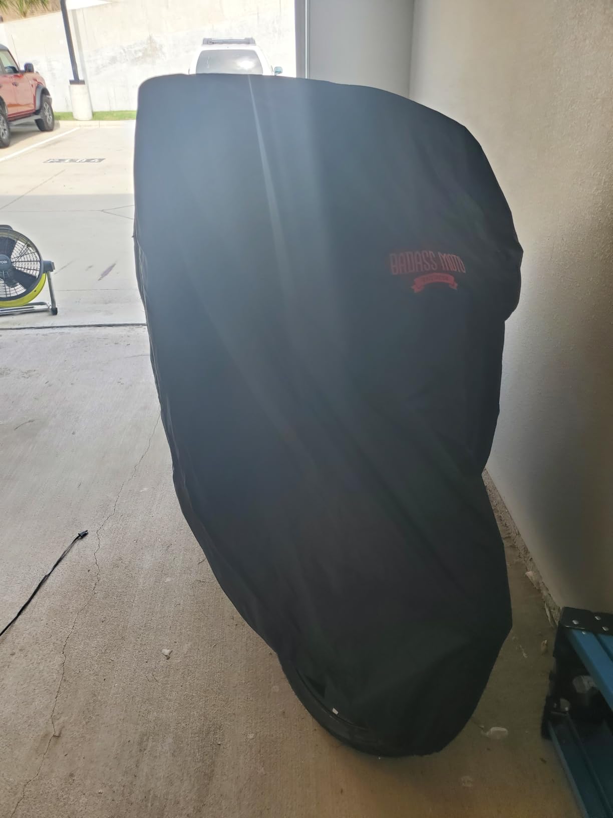 Waterproof Motorcycle Cover for Large Cruisers, Black L 97