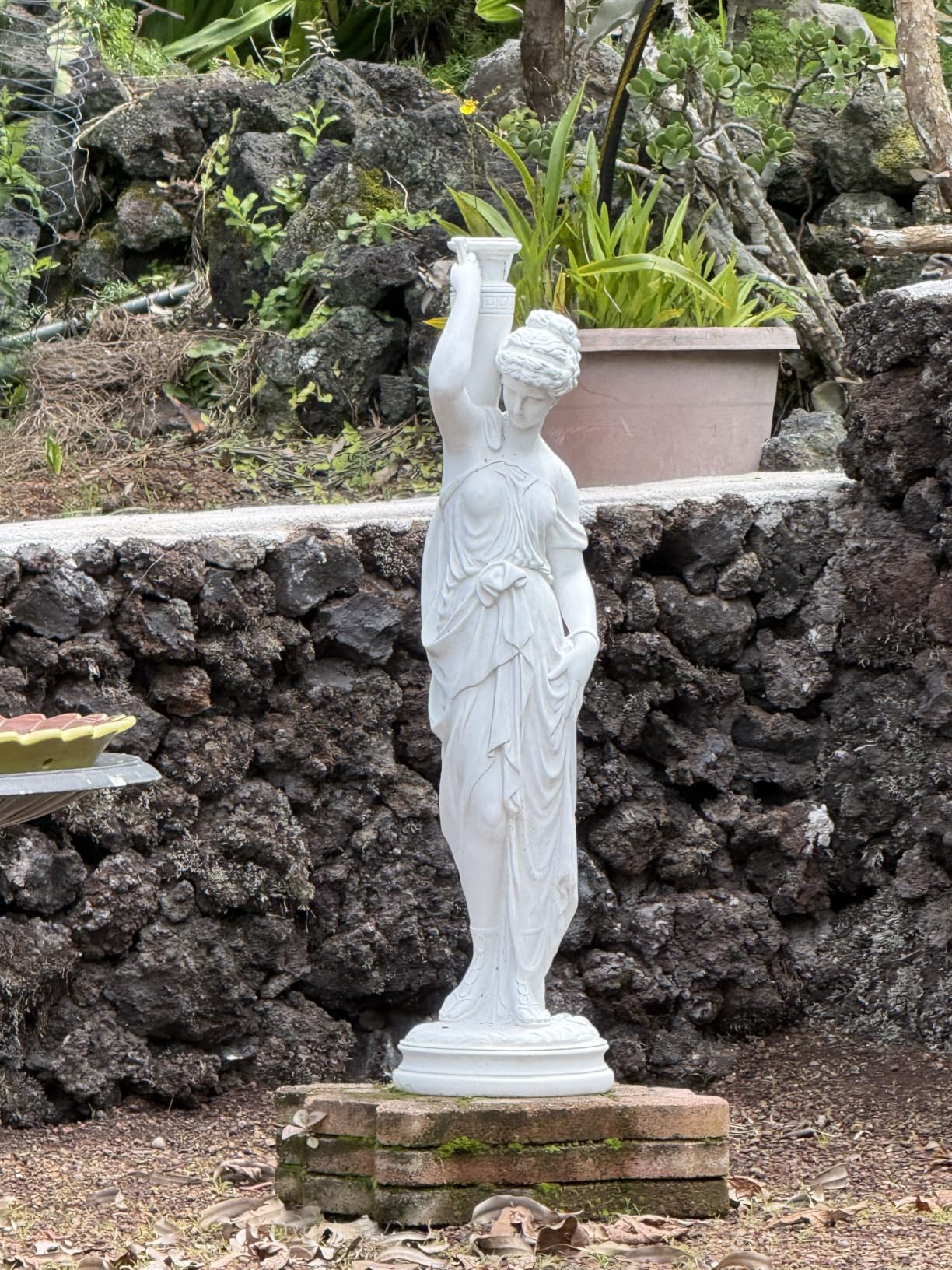 Design Toscano Dione the Divine Greek Water Woman Indoor/Outdoor Garden Statue, Grande, 38 inches tall, Cast Stone Resin, Antique Stone Finish customer photo 1