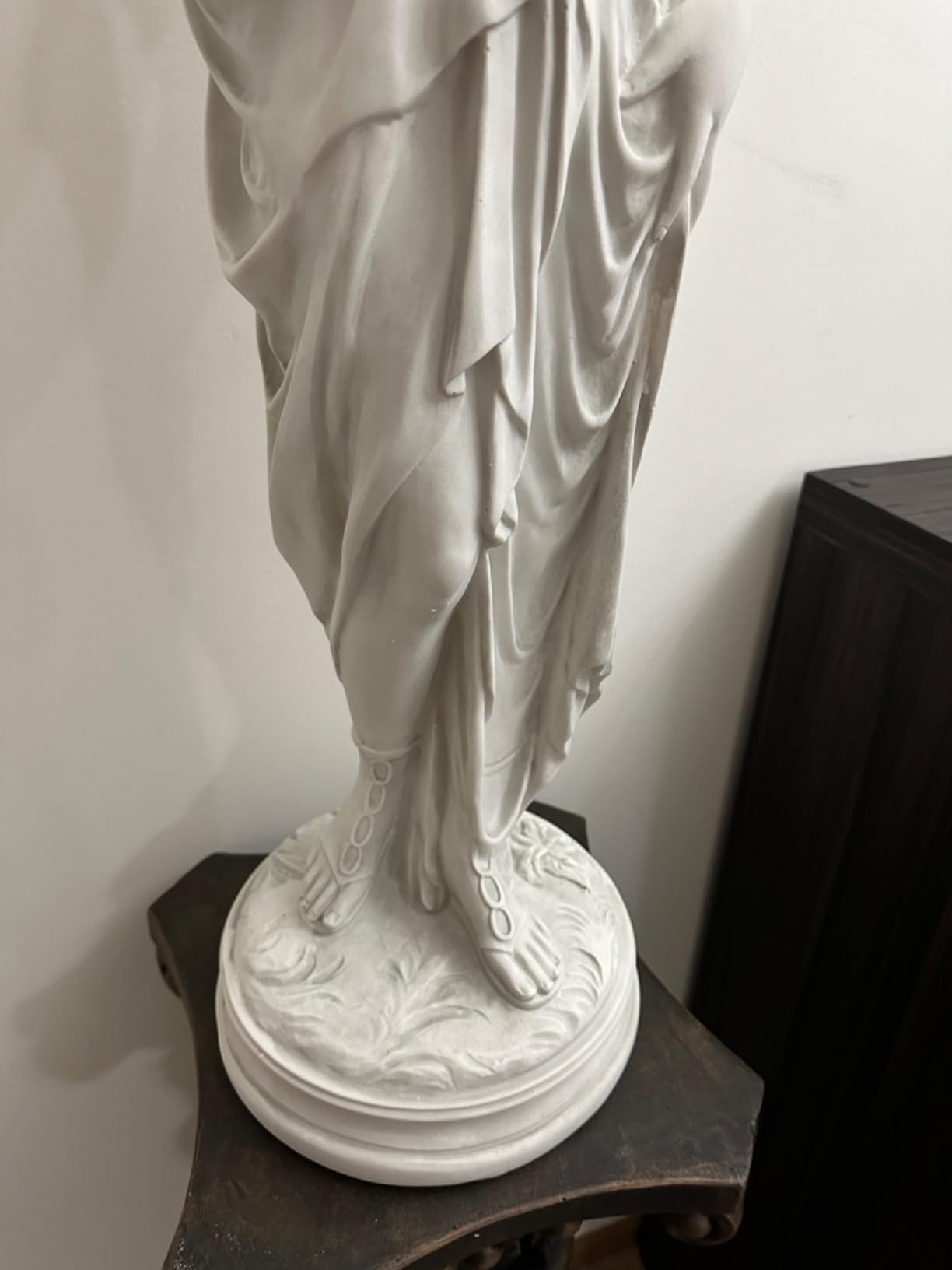 Design Toscano Dione the Divine Greek Water Woman Indoor/Outdoor Garden Statue, Grande, 38 inches tall, Cast Stone Resin, Antique Stone Finish customer photo 2
