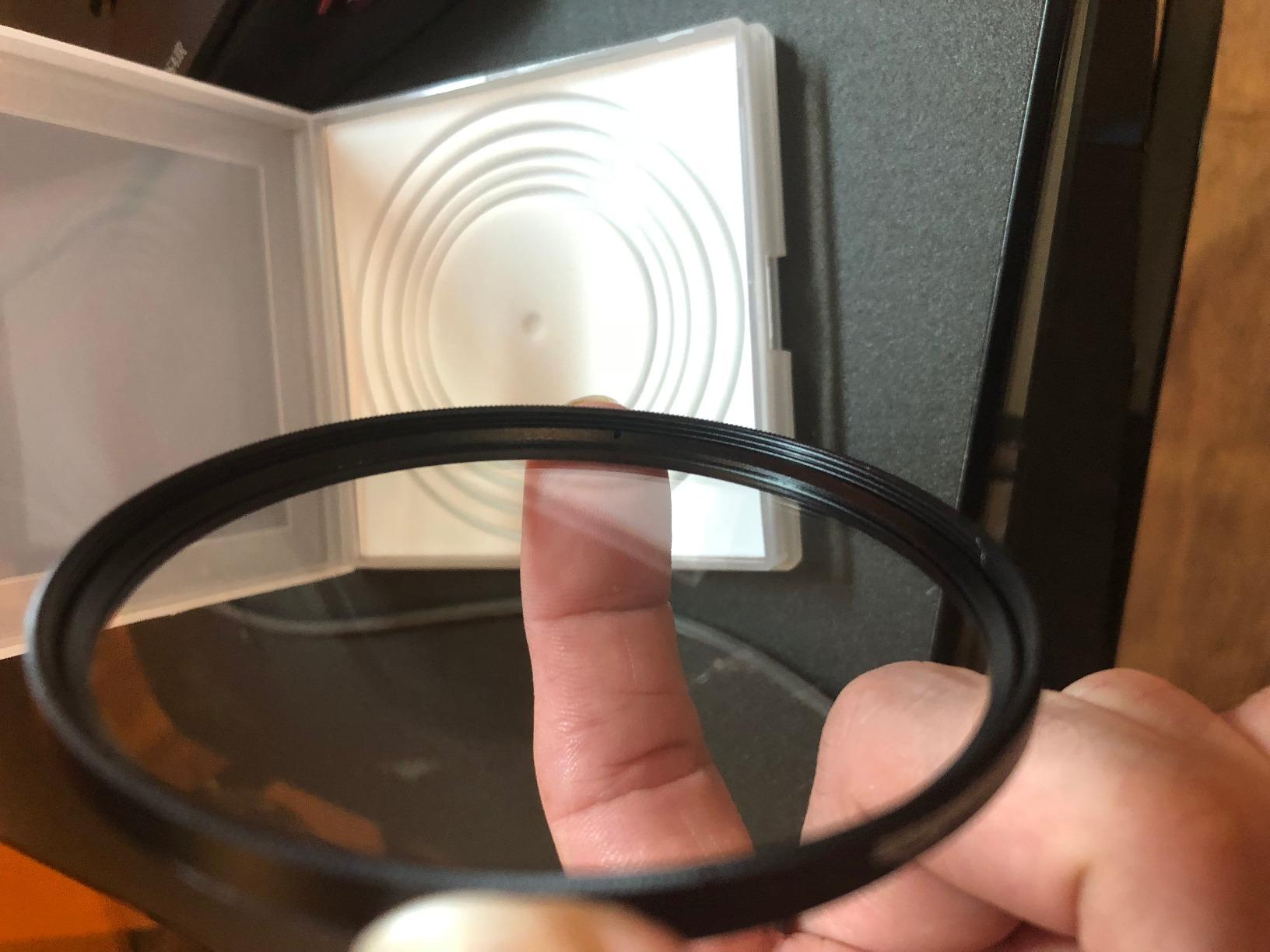Amazon Basics UV Protection Camera Lens Filter, Scratch Resistant, Photography Filter, Lens Protection, 58mm customer photo 2