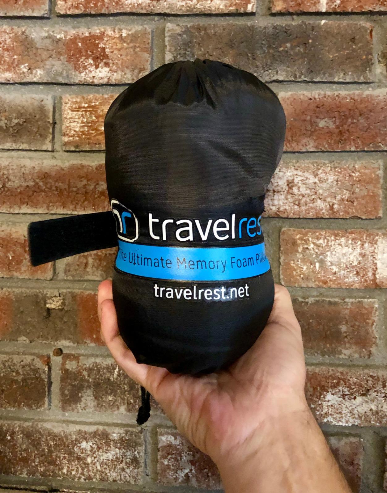 TRAVELREST Nest Neck Pillow Travel Essentials - Memory Foam Support - Blue | Breathable, Compact, Soft and Comfortable Design, Head & Shoulder Support For Long Flight Travel, Lightweight Washable Cover customer photo 1