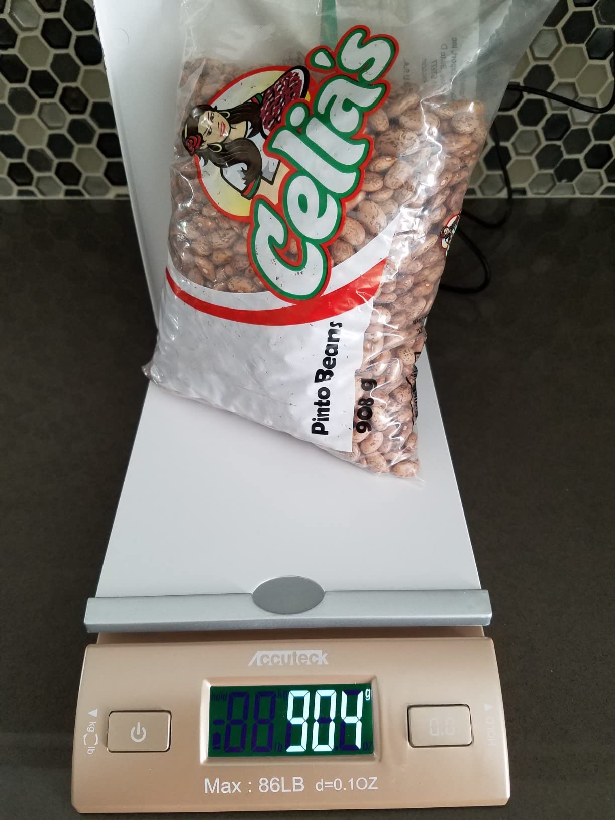 Accuteck Gold 86Lbs Digital Shipping Postal Scale with Batteries and AC Adapter customer photo 1