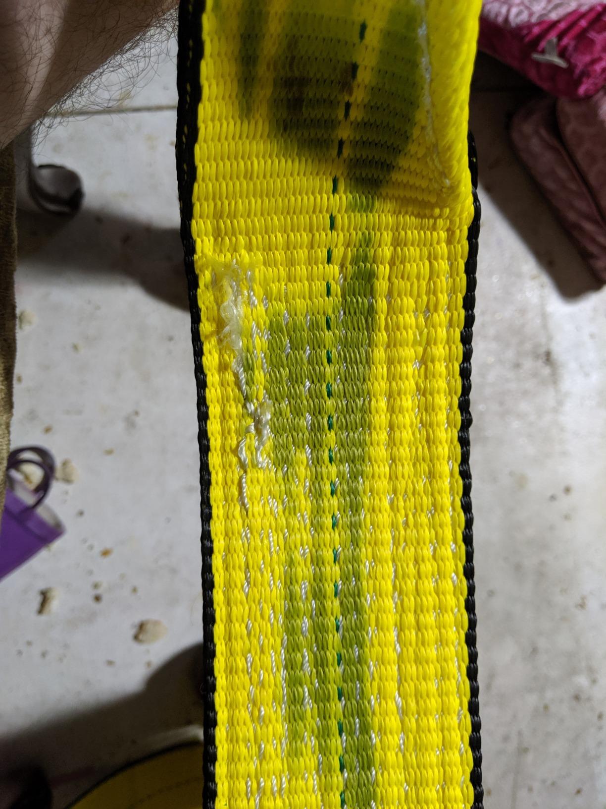 TGL Heavy Duty Tow Strap, Tree Saver Strap 3 inch, 20 Foot, Truck Tow Rope | Heavy duty tow strap with loops, short tow strap, truck strap, recovery strap customer photo 2