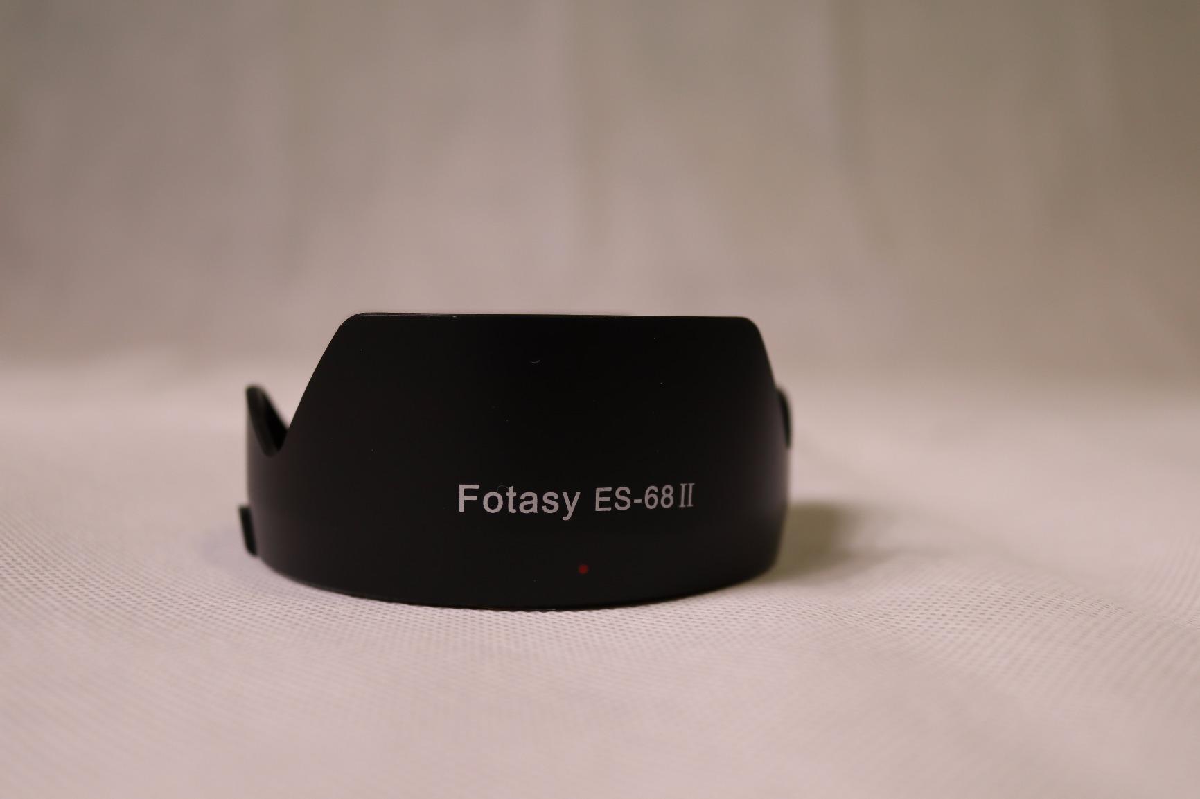 Fotasy Dedicated Flower Bayonet Lens Hood for Canon EF 50mm f/1.8 STM Lens, Replacement of Canon ES-68 II, ES68F, Black customer photo 2
