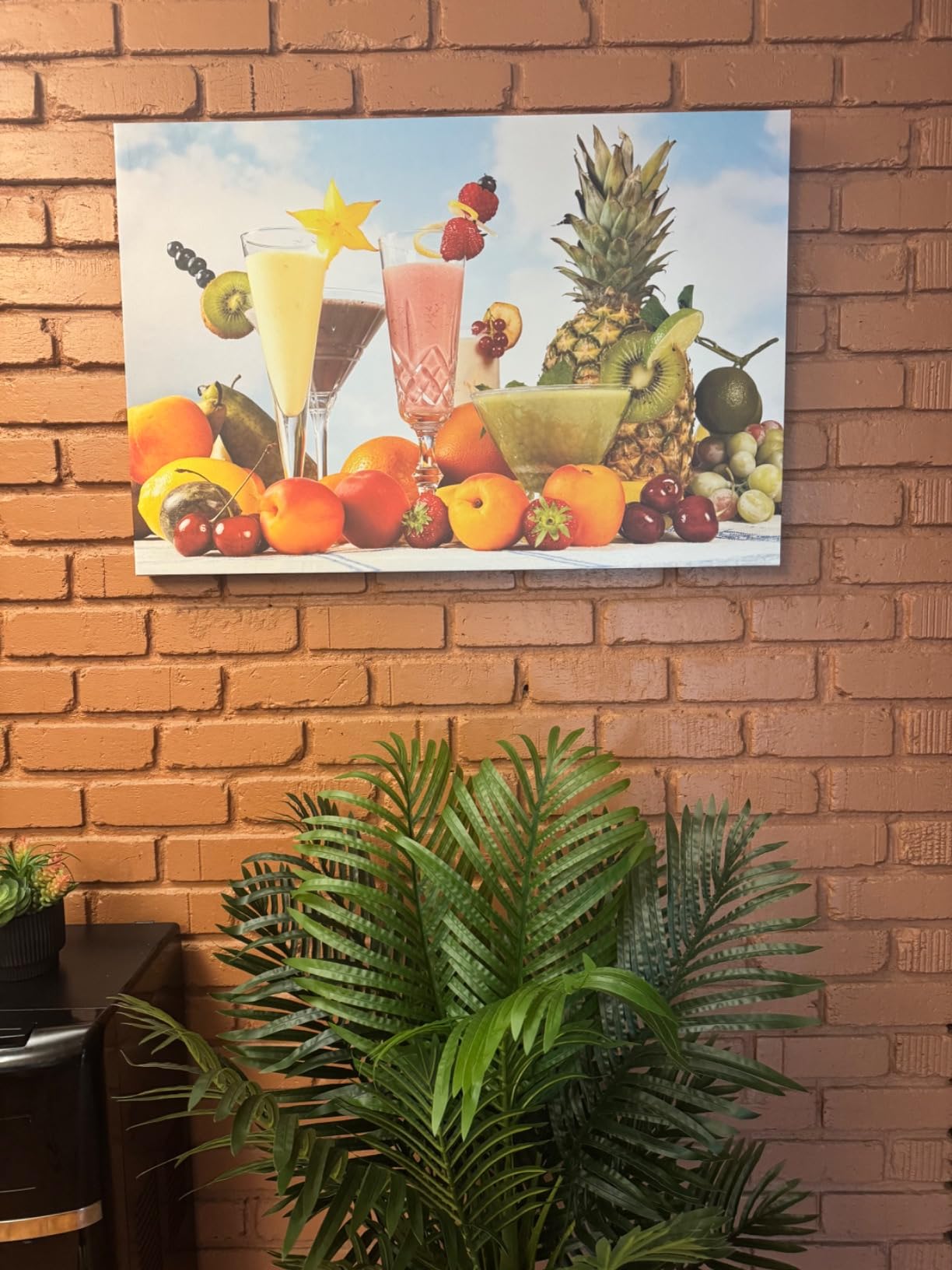 wall26 - Palm Trees on Tropical Beach Vacation - Canvas Art Home Art - 16x24 inches customer photo 2