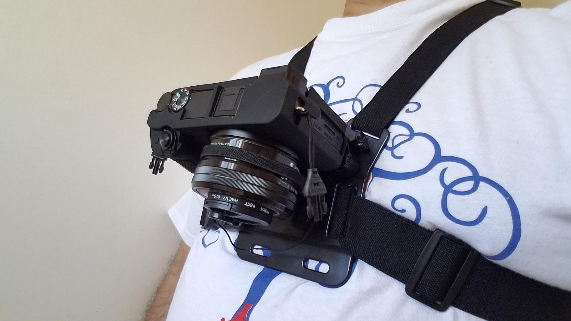 TEKCAM Chest Harness Mount Compatible with Gopro AKASO Action Camera | Compatible with Go pro Hero 13 12 11 10 9 8 AKASO EK7000 Brave 4 ODDV Hiicam DJI Osmo Icefox, Adjustable Chest Strap Mount customer photo 1