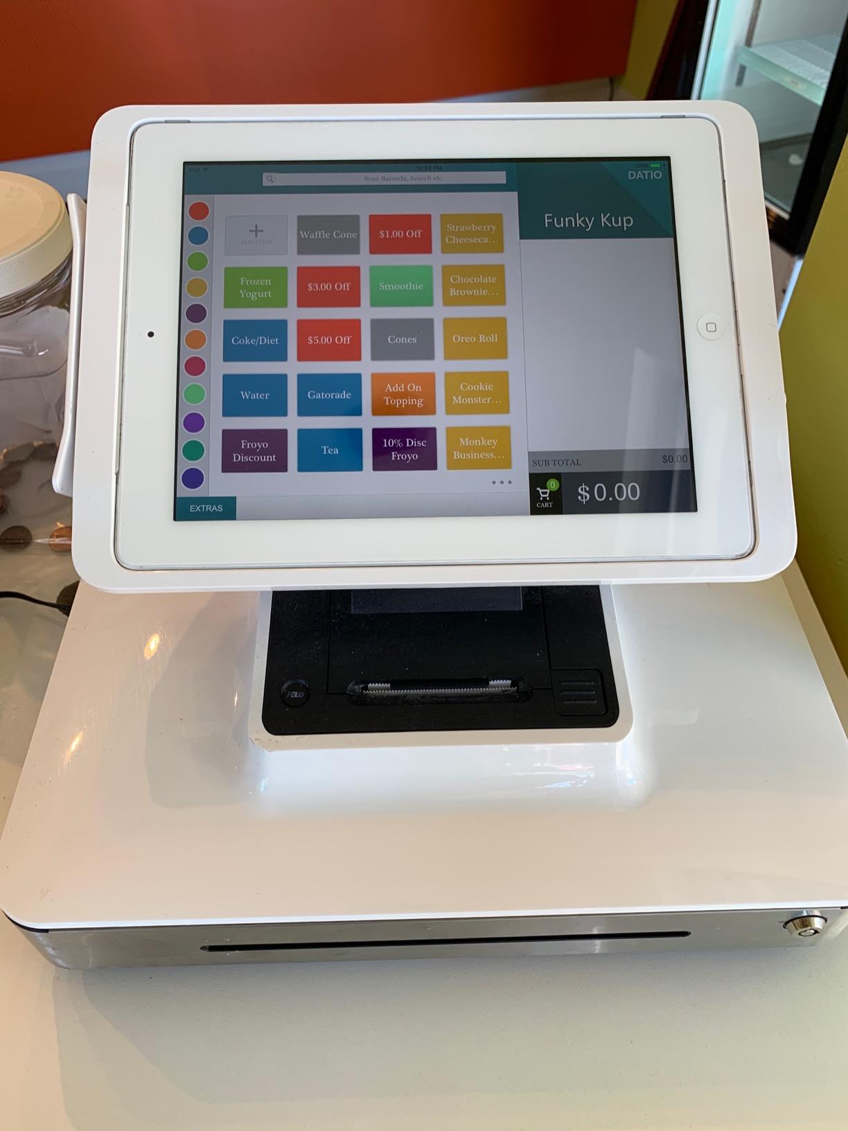 Datio POS Point of Sale Base Station and Cash Register for iPad with Point of Sale (POS) Software customer photo 2