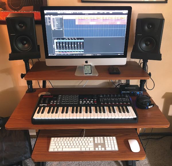 On-Stage WS7500 Series Wood Studio Workstation - Black customer photo 2