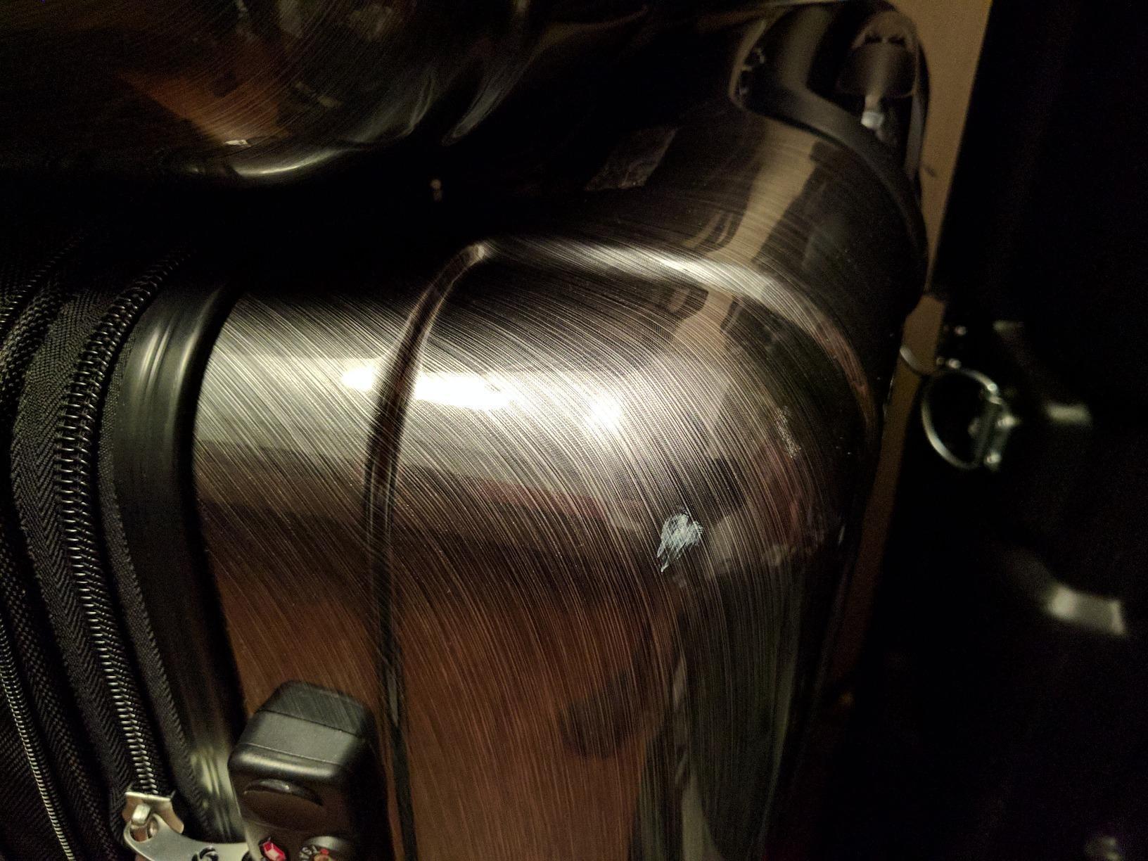 Samsonite Winfield 2 Hardside Expandable Luggage with Spinner Wheels, Deep Blue, Checked-Large 28-Inch customer photo 2