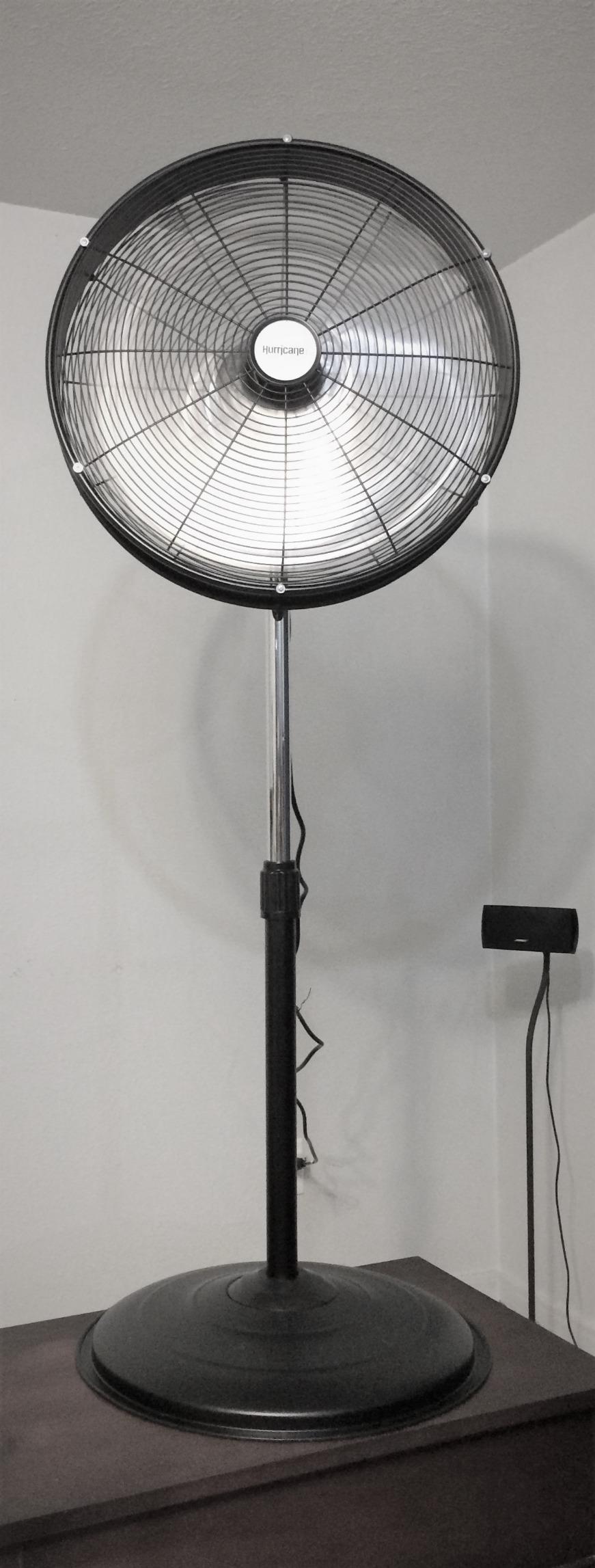 Hurricane Pro High-Velocity Oscillating Metal Stand Fan, 3 Speeds, 20in | Heavy-Duty Cooling Pedestal Unit w/ 4500 CFM, Adjustable Tilt & Height for Home, Garage, Gym & Workshop customer photo 1