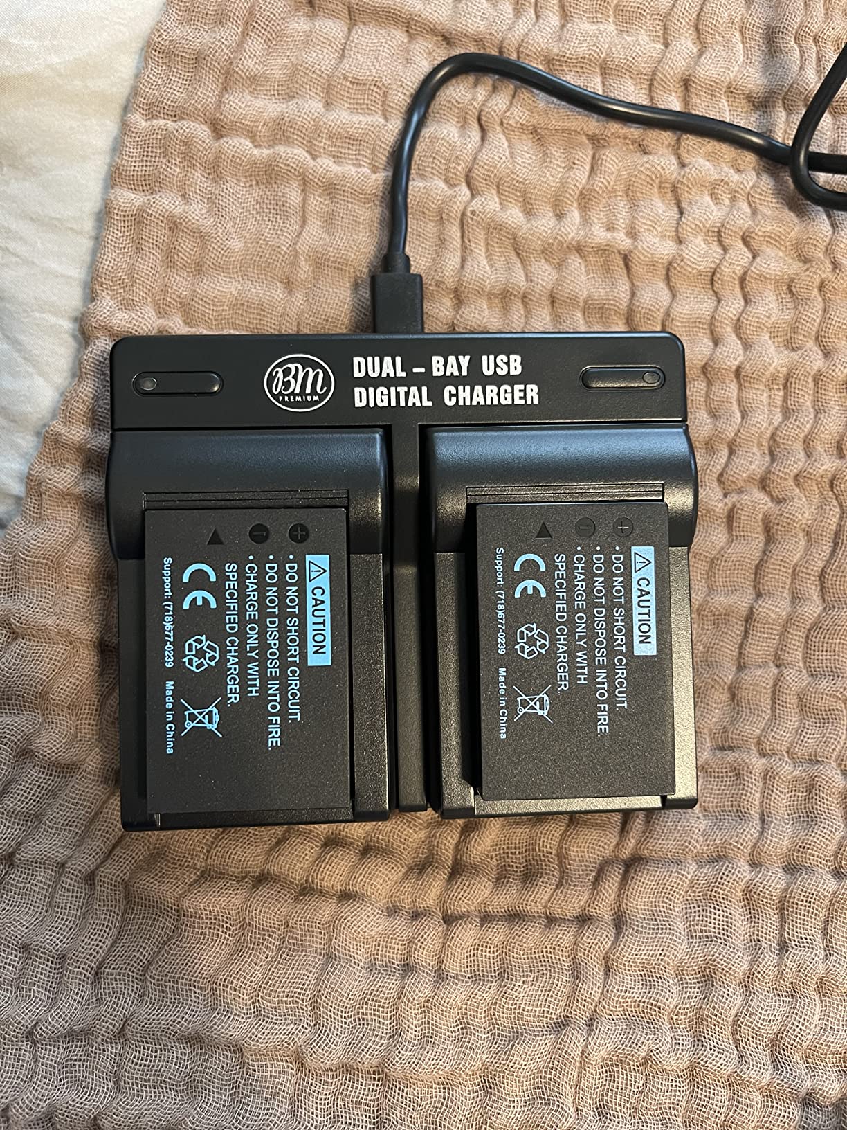 BM Premium 2-Pack of LP-E12 Batteries and Dual Bay Battery Charger for Canon EOS-M, EOS M2, EOS M10, EOS M50, EOS M50 Mark II, EOS M100, EOS M200, SX70 HS, SL1 Cameras customer photo 1
