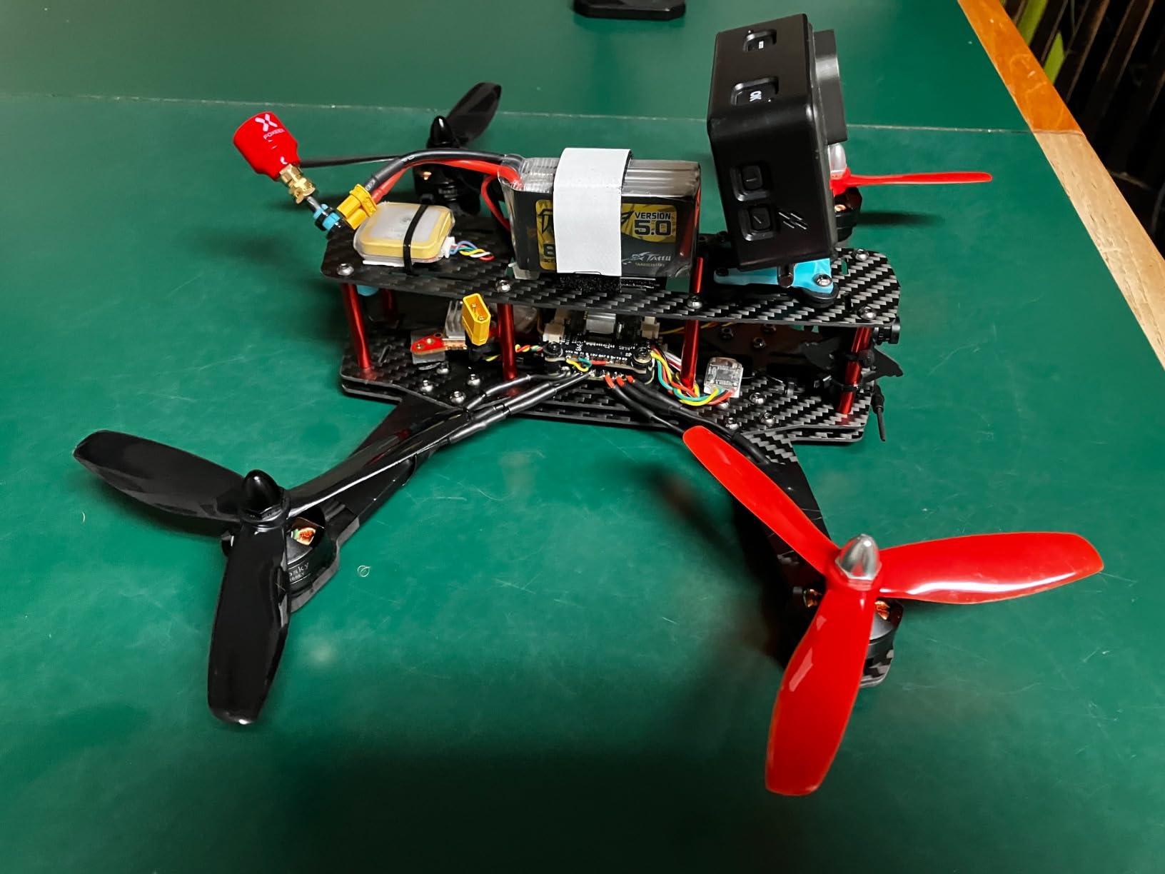 Readytosky 250mm FPV Racing Drone Frame 5 Inch Carbon Fiber Quadcopter Frame Kit with 4mm FPV Frame Arms + Lipo Battery Strap customer photo 2