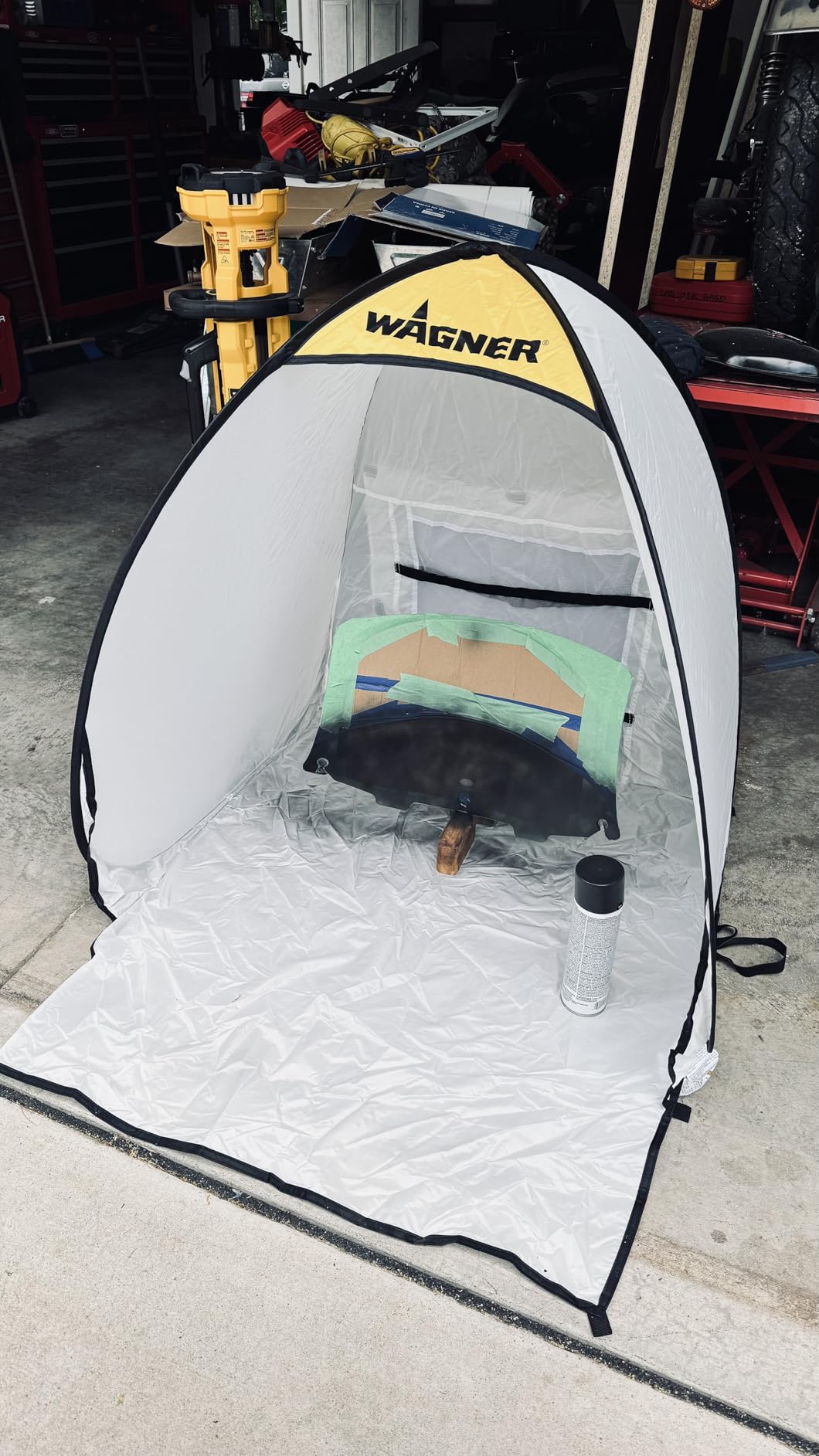 Wagner Spraytech C900051 HomeRight Small Spray Shelter Portable Paint Booth for DIY Spray Painting, Hobby Paint Booth Tool Painting Station, Spray Paint Tent customer photo 1