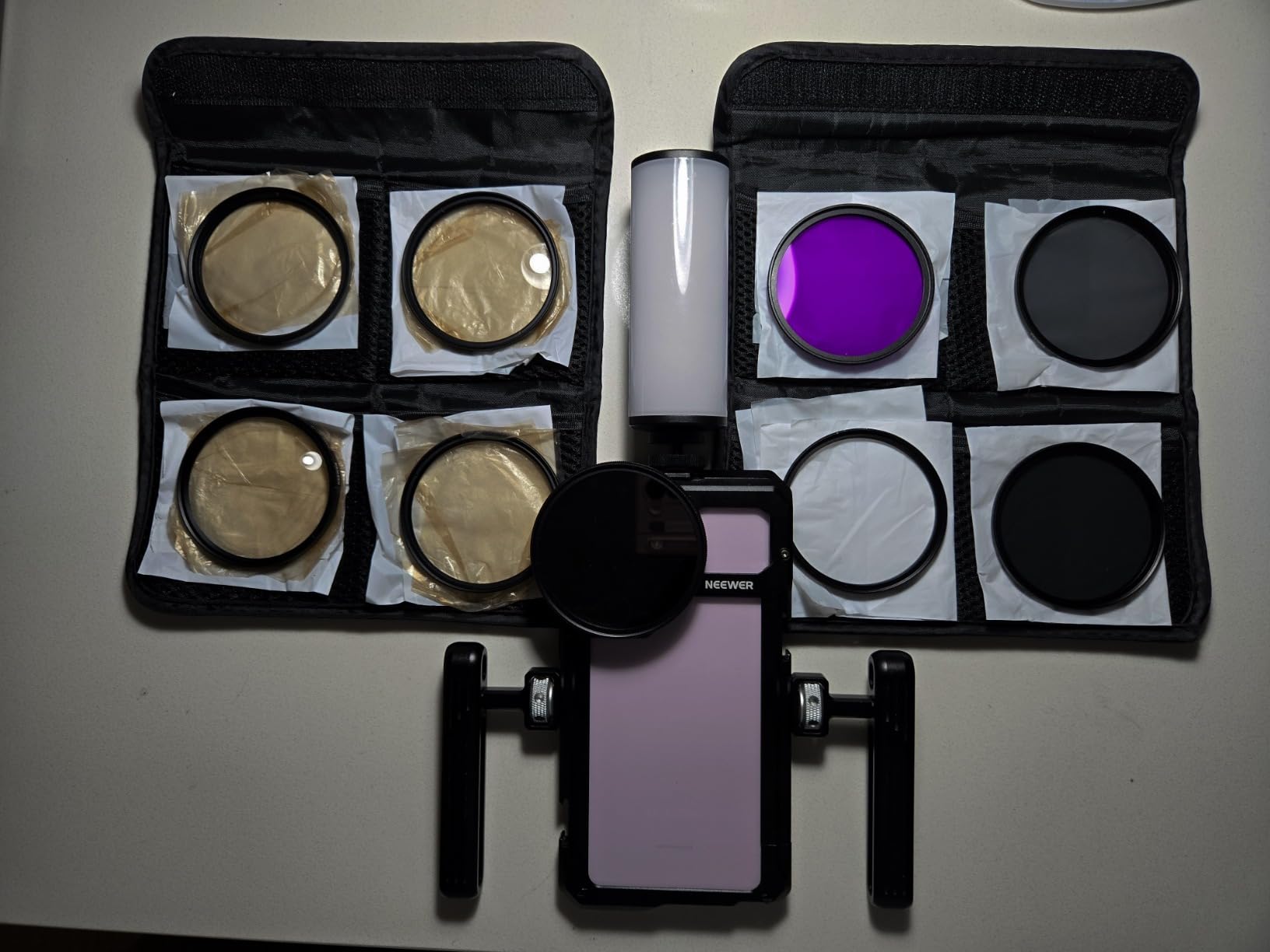 Neewer 67mm Complete Lens Filter Accessory Kit: UV CPL FLD + Macro + ND Sets customer photo 1